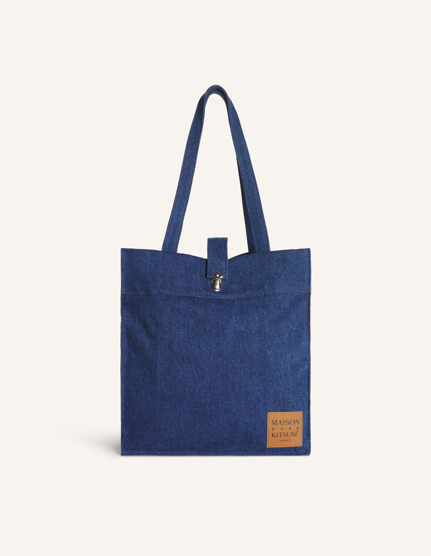 MAISON\u0020KITSUNE\u0020x\u0020KURO\u0020VINYL\u0020FOX\u0020TOTE\u0020BAG