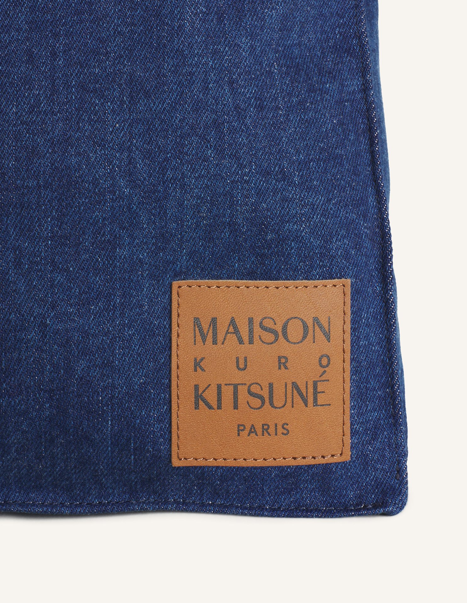 MAISON\u0020KITSUNE\u0020x\u0020KURO\u0020VINYL\u0020FOX\u0020TOTE\u0020BAG