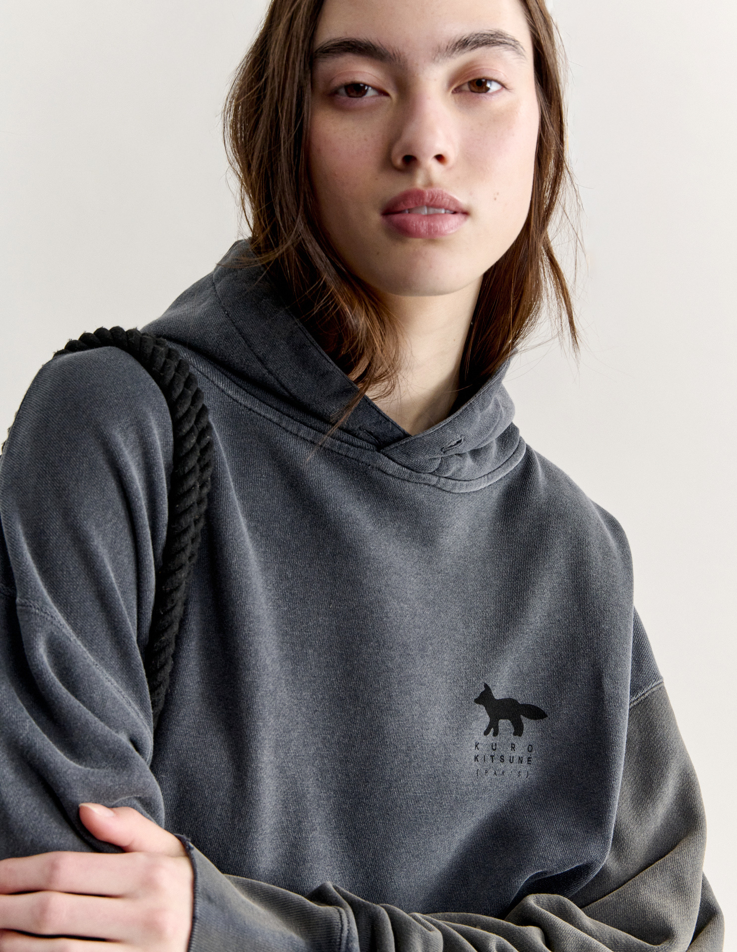 MAISON KITSUNE X KURO PATCHWORKED FOX PARKA - 10