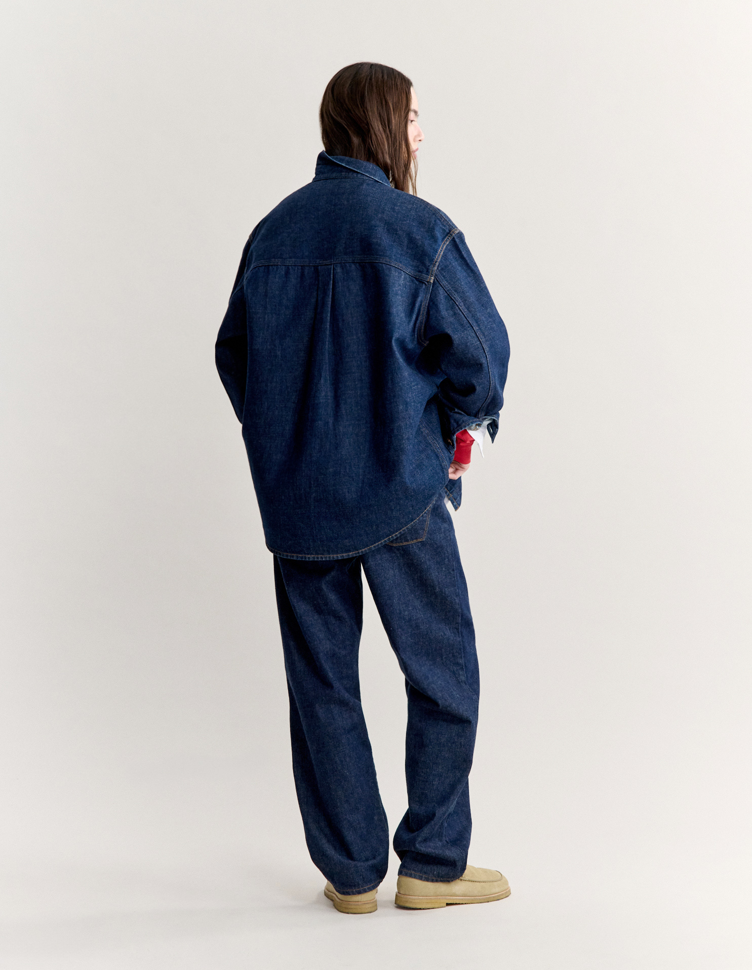 MAISON KITSUNE X KURO DENIM SHIRT - 8