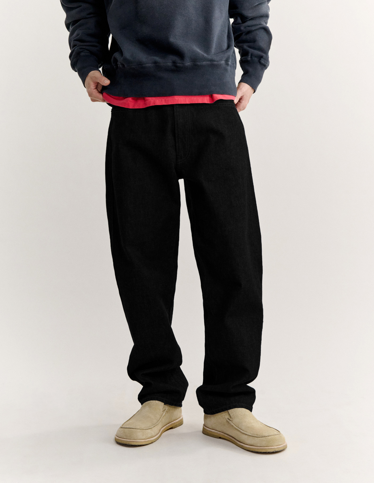 MAISON KITSUNE X KURO SELVEDGE DENIM PANTS - 6