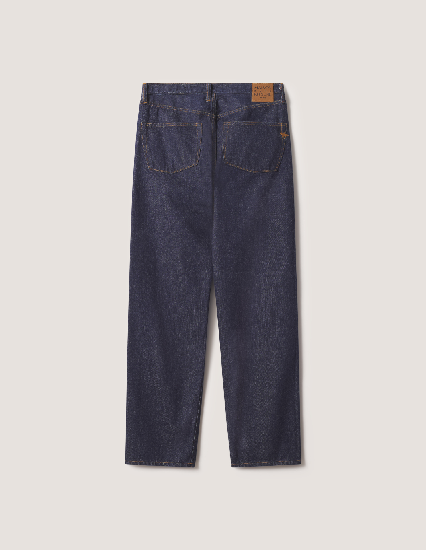 MAISON KITSUNE X KURO SELVEDGE DENIM PANTS - 2
