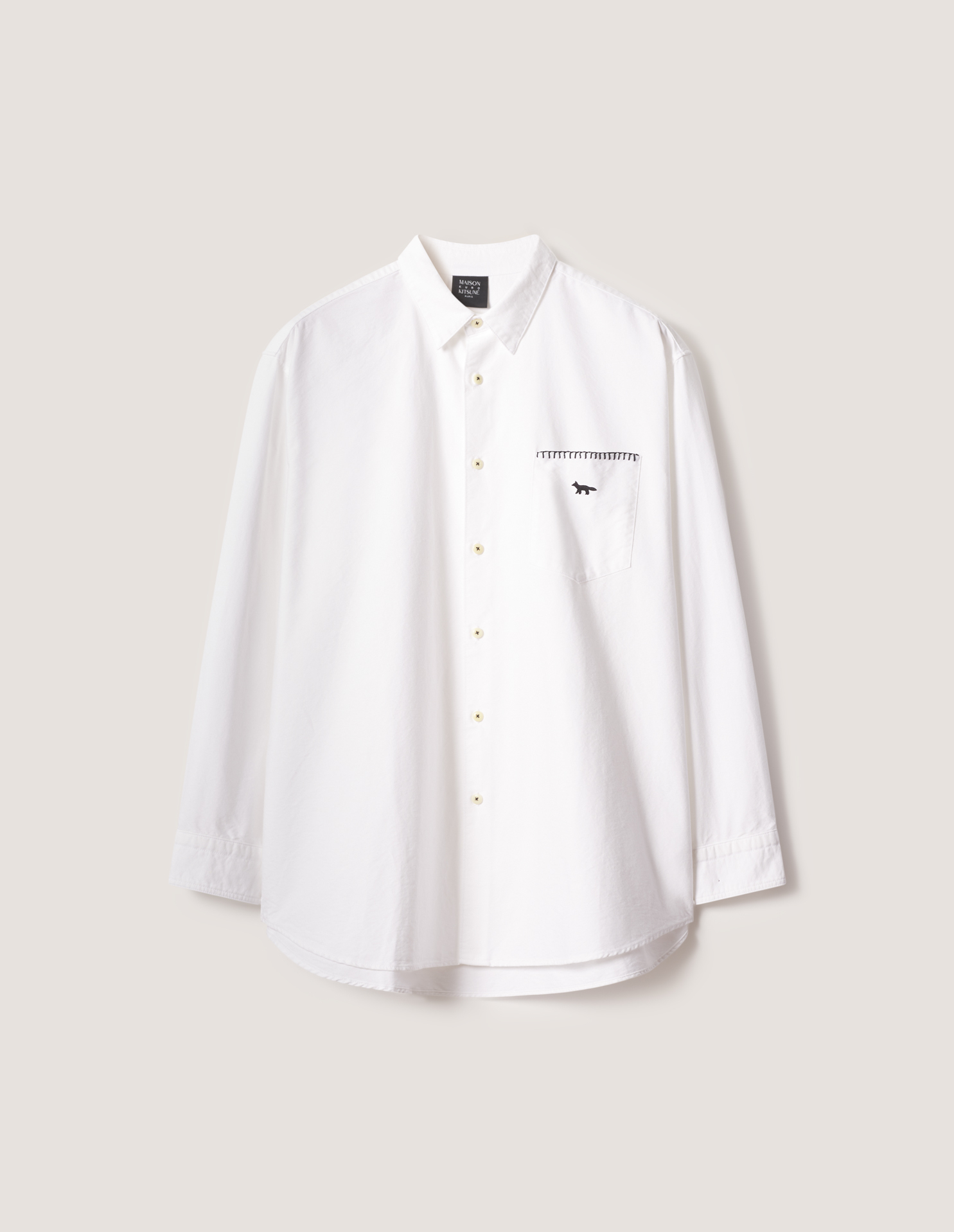 MAISON KITSUNE X KURO OXFORD SHIRT - 8