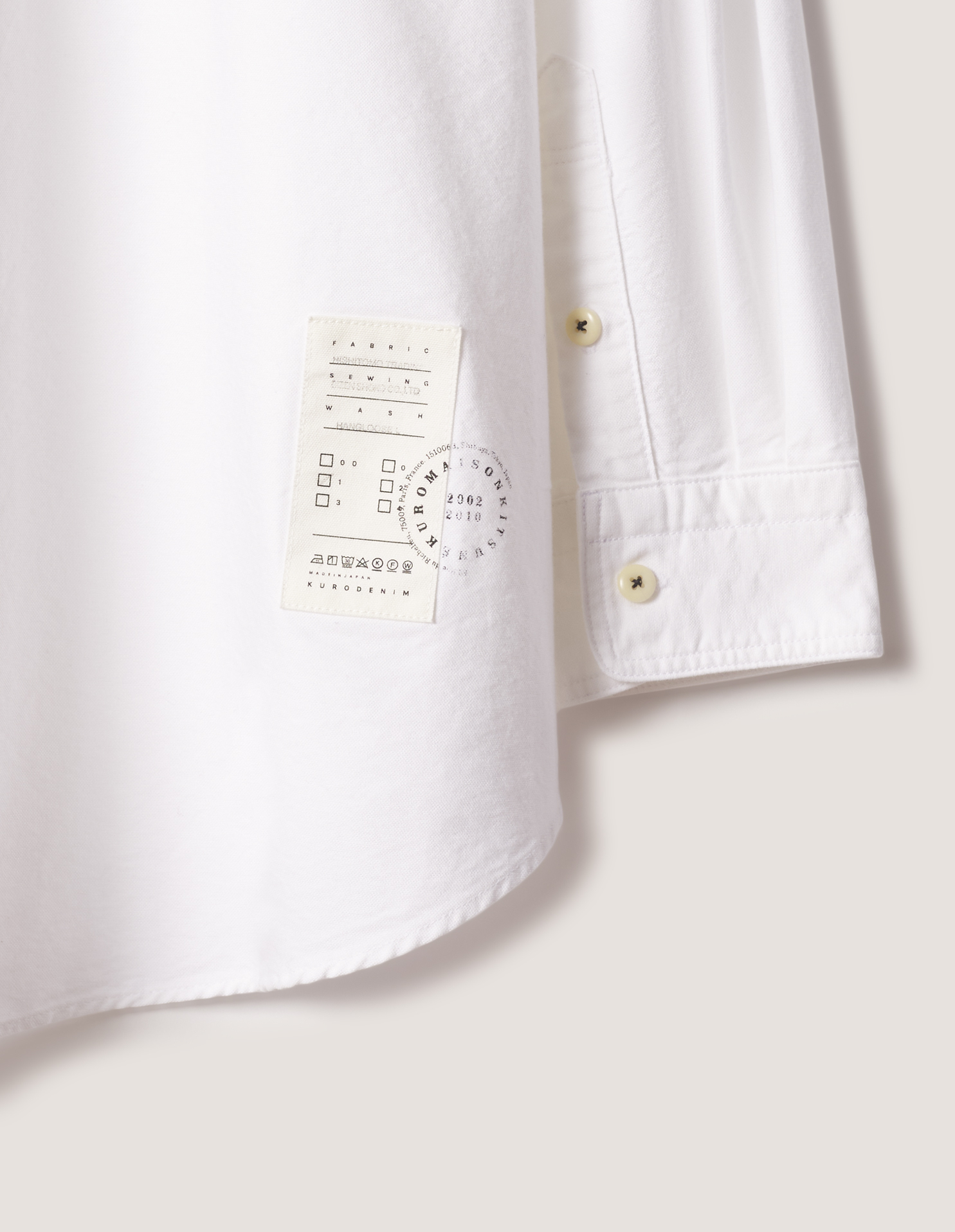 MAISON KITSUNE X KURO OXFORD SHIRT - 10