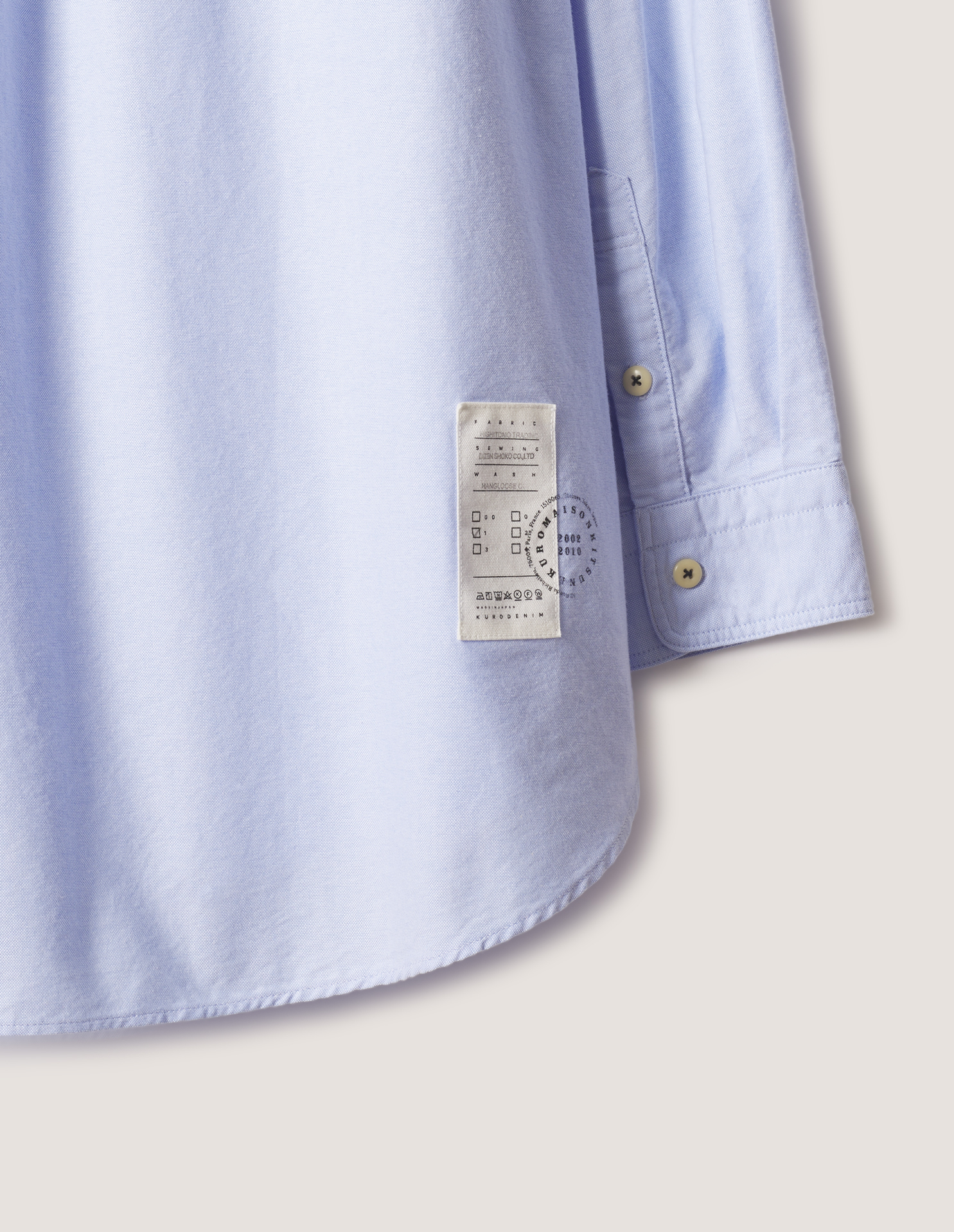 MAISON KITSUNE X KURO OXFORD SHIRT - 3