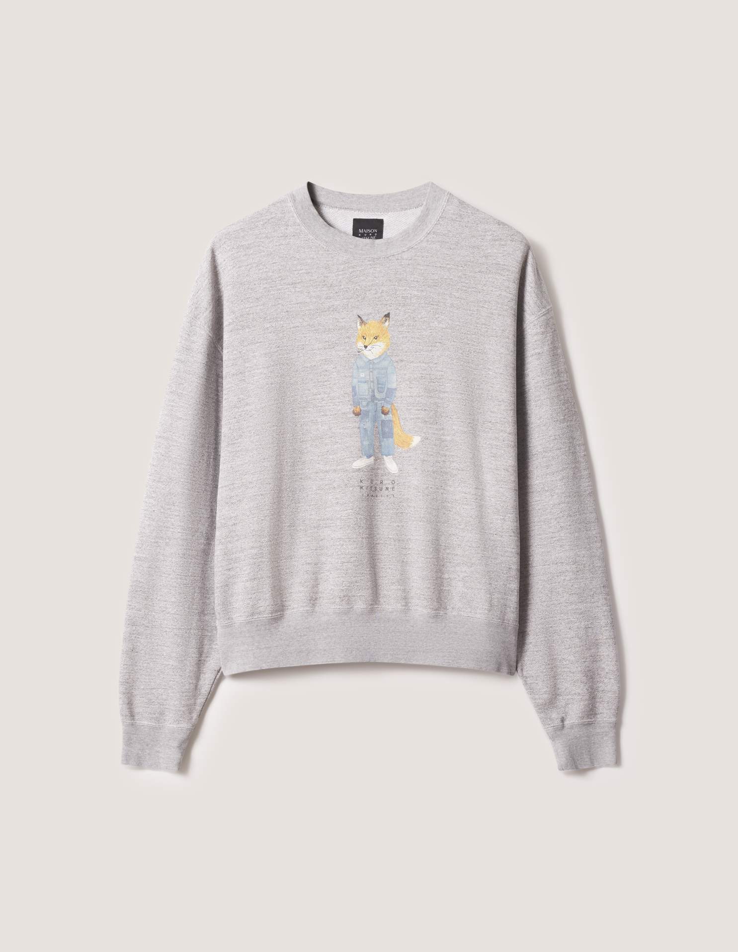 MAISON\u0020KITSUNE\u0020X\u0020KURO\u0020THE\u0020CRAFTED\u0020FOX\u0020SWEATSHIRT