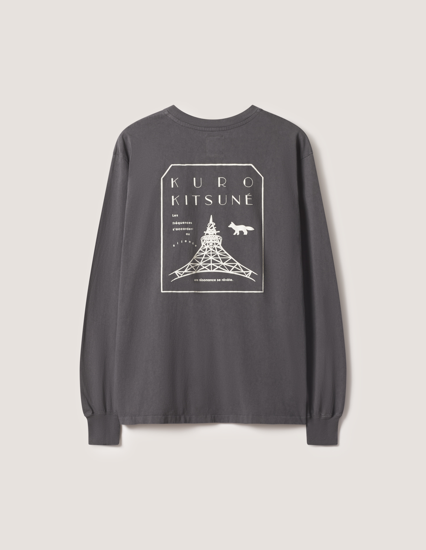 MK × KURO フェード ブラック ロングスリーブ Tシャツ - 10