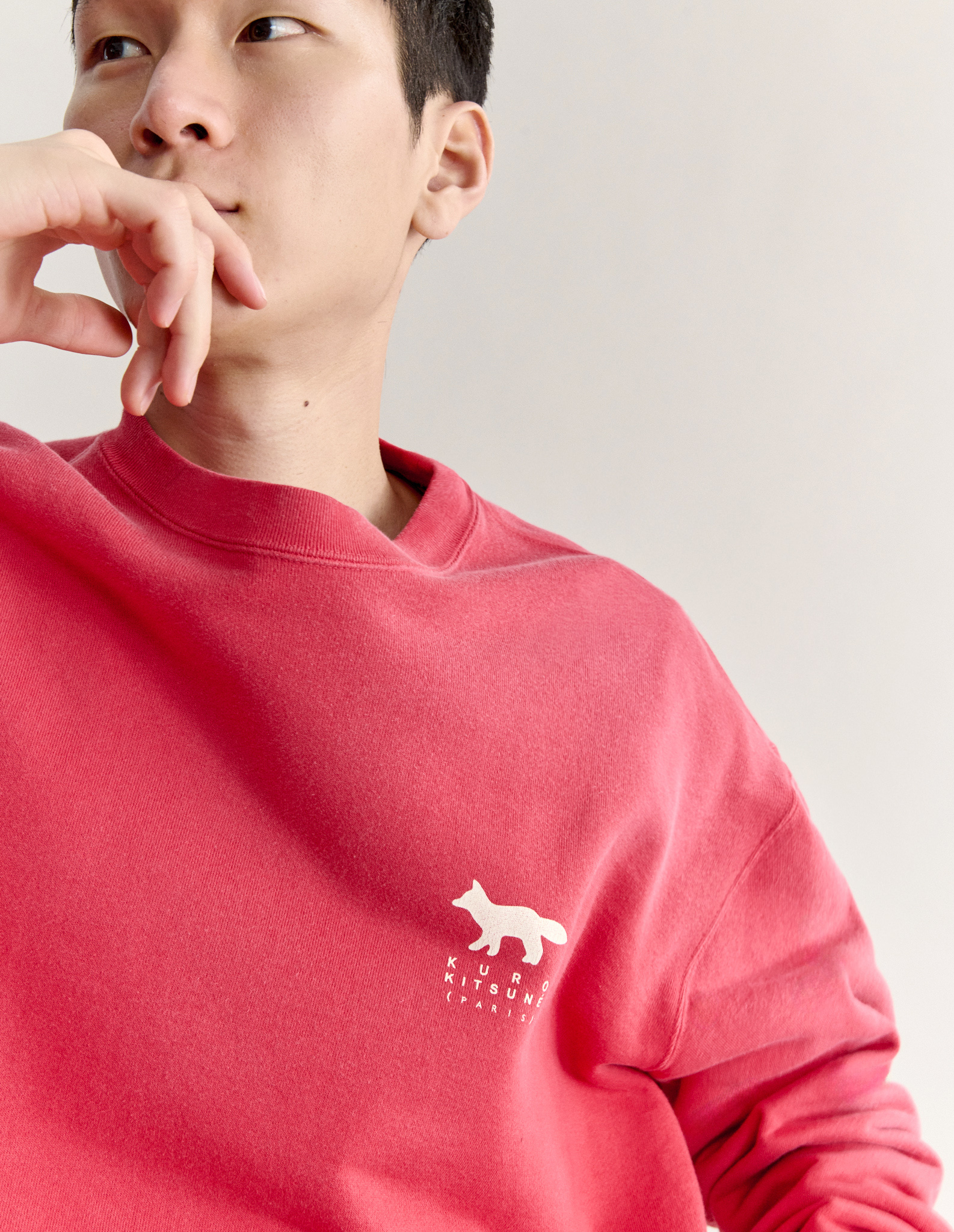 MAISON KITSUNE X KURO SUNFADE FOX SWEATSHIRT - 9