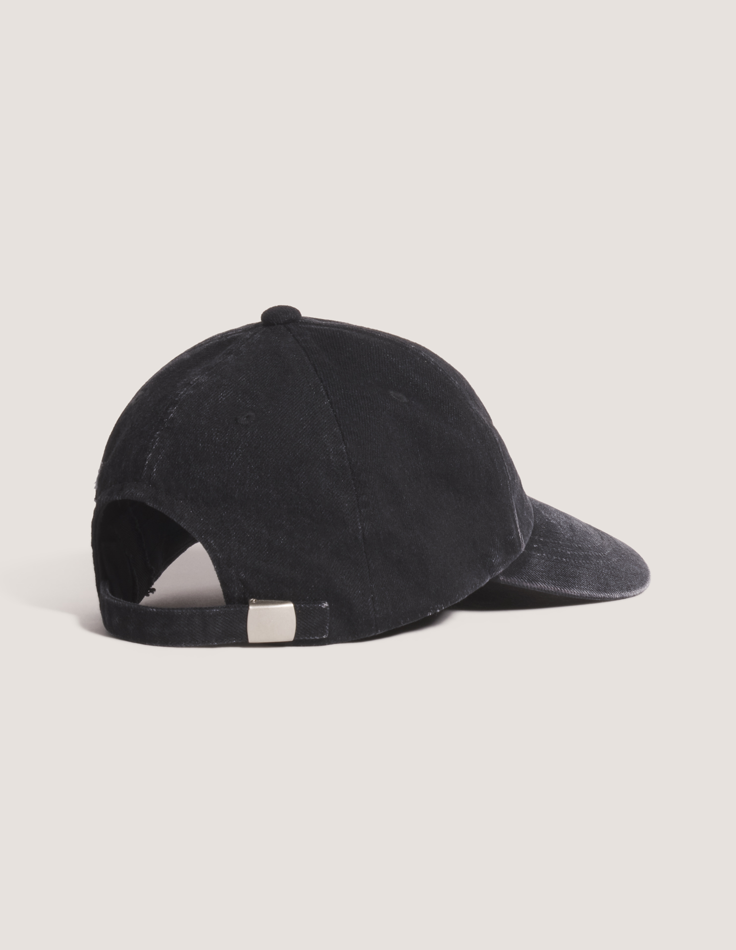 MAISON KITSUNE X KURO BLACK DENIM CAP - 4