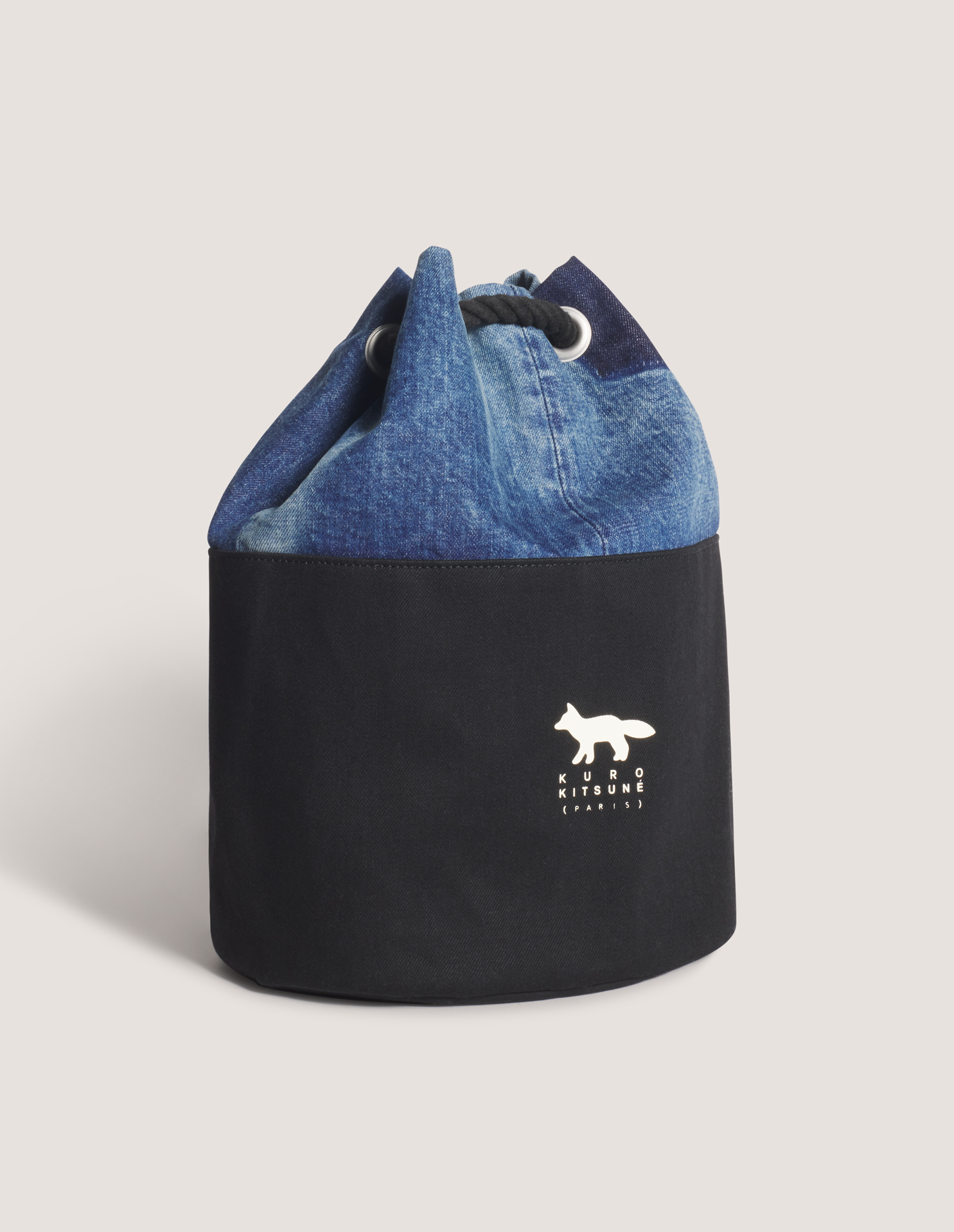 MAISON KITSUNE X KURO DENIM BAG - 2