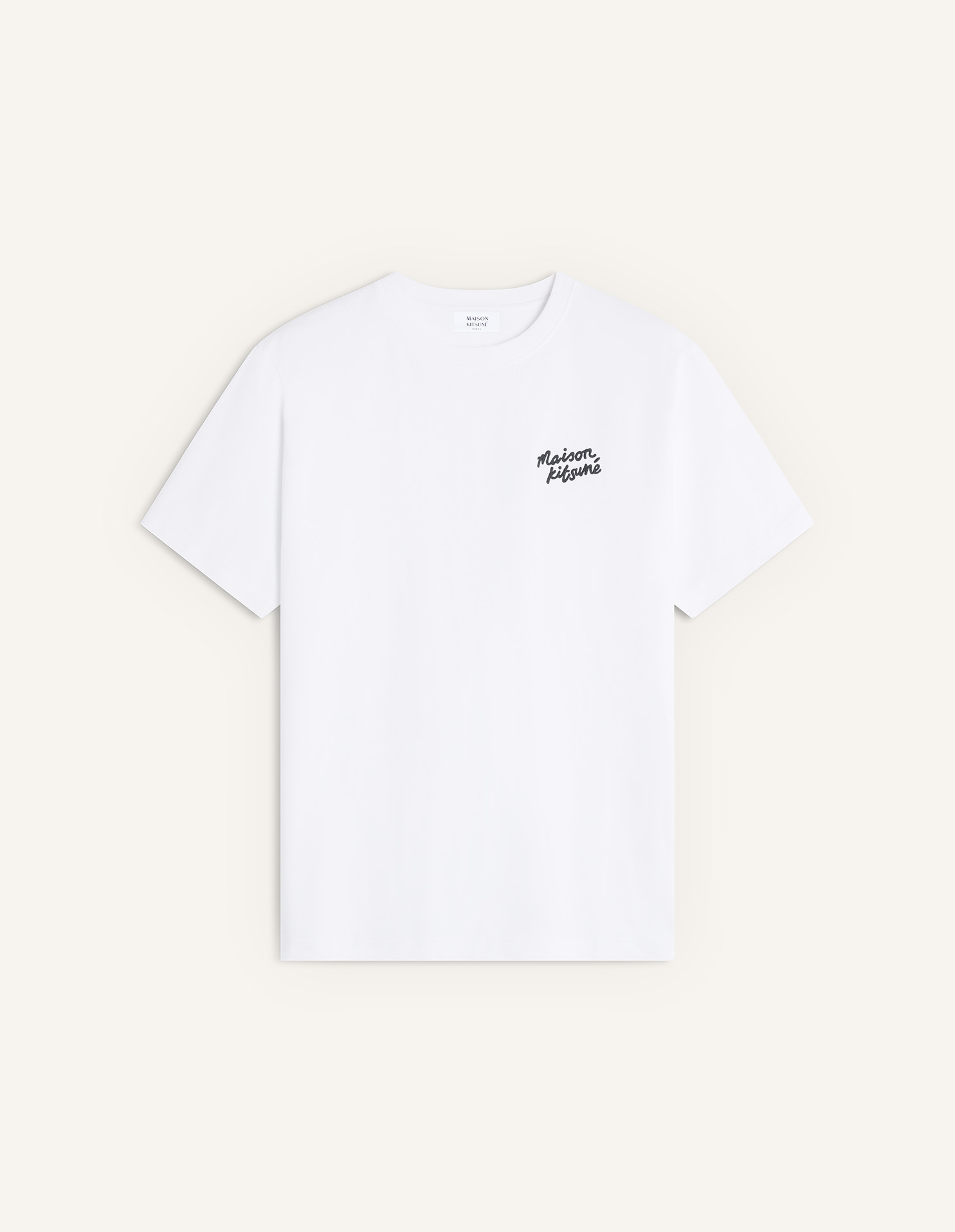 MAISON\u0020KITSUNE\u0020HANDWRITING\u0020COMFORT\u0020TEE\u002DSHIRT