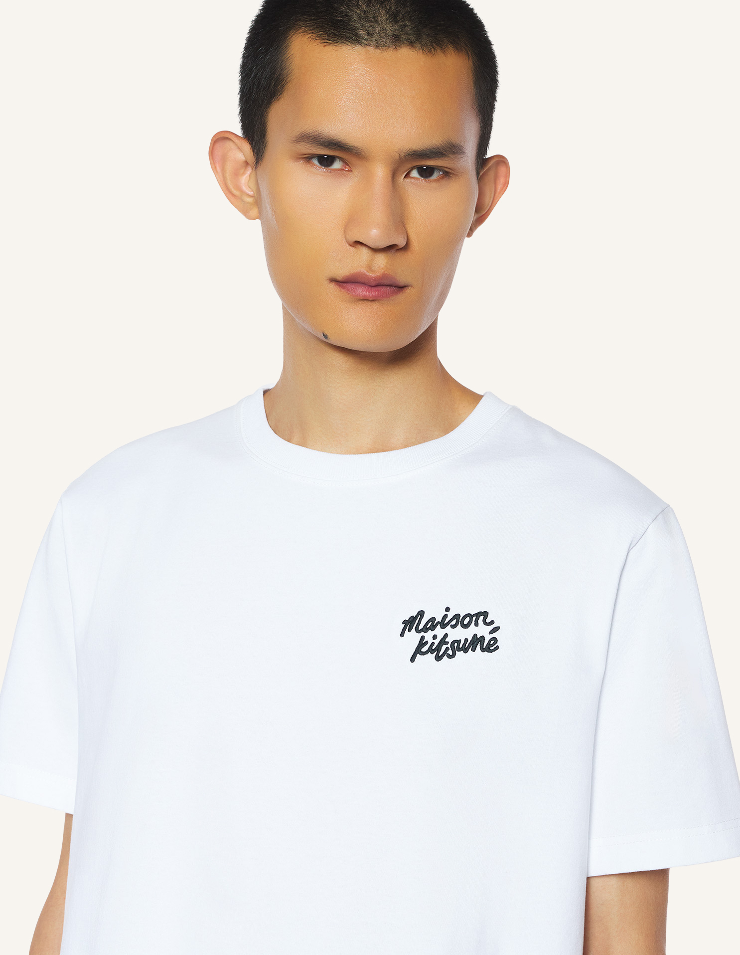 MAISON\u0020KITSUNE\u0020HANDWRITING\u0020COMFORT\u0020TEE\u002DSHIRT