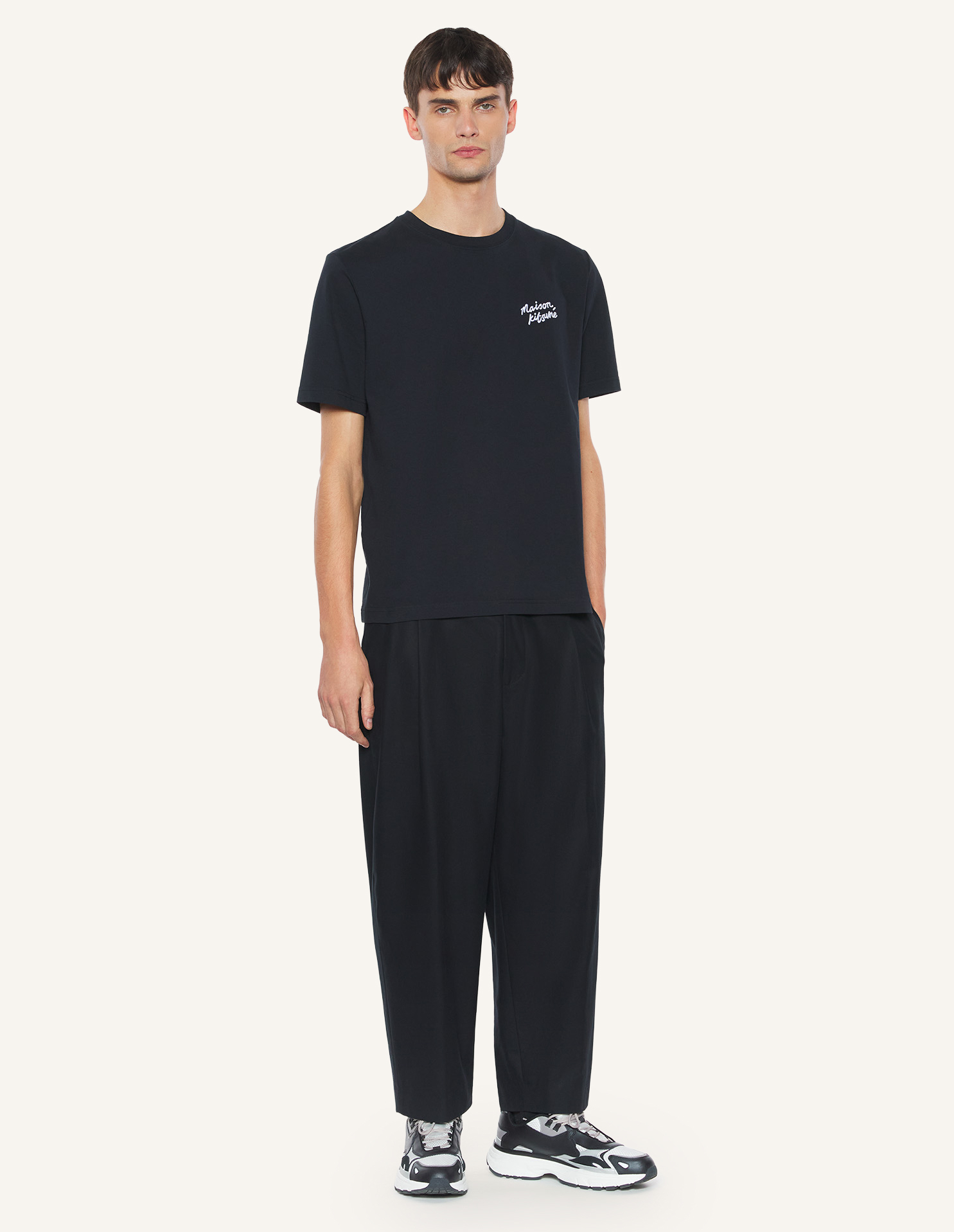 MAISON\u0020KITSUNE\u0020HANDWRITING\u0020COMFORT\u0020TEE\u002DSHIRT