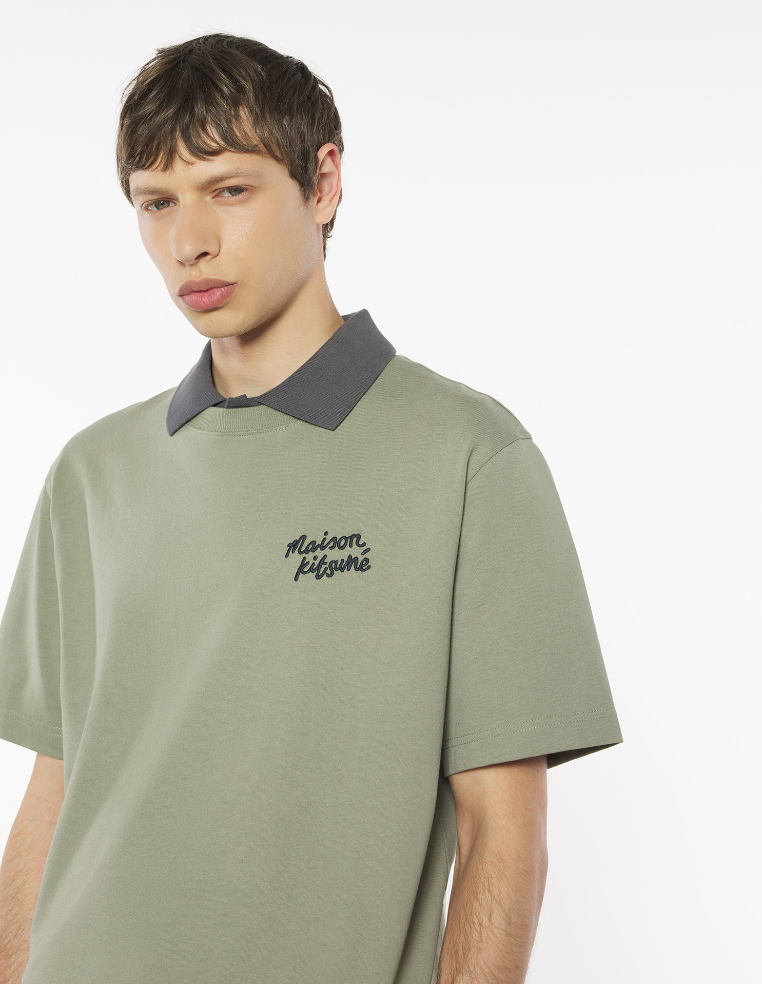 MAISON\u0020KITSUNE\u0020HANDWRITING\u0020COMFORT\u0020TEE\u002DSHIRT