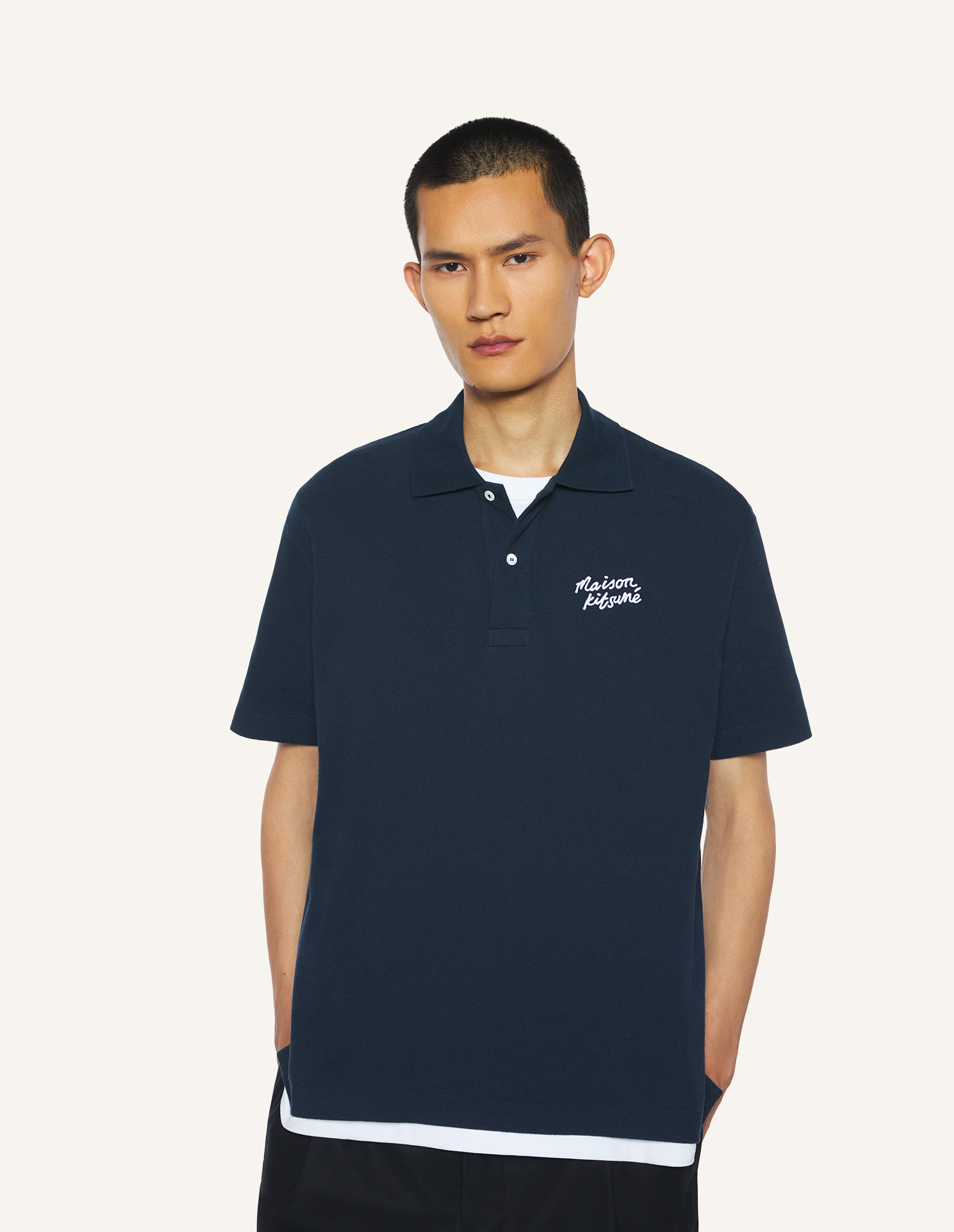 MAISON\u0020KITSUNE\u0020HANDWRITING\u0020COMFORT\u0020POLO