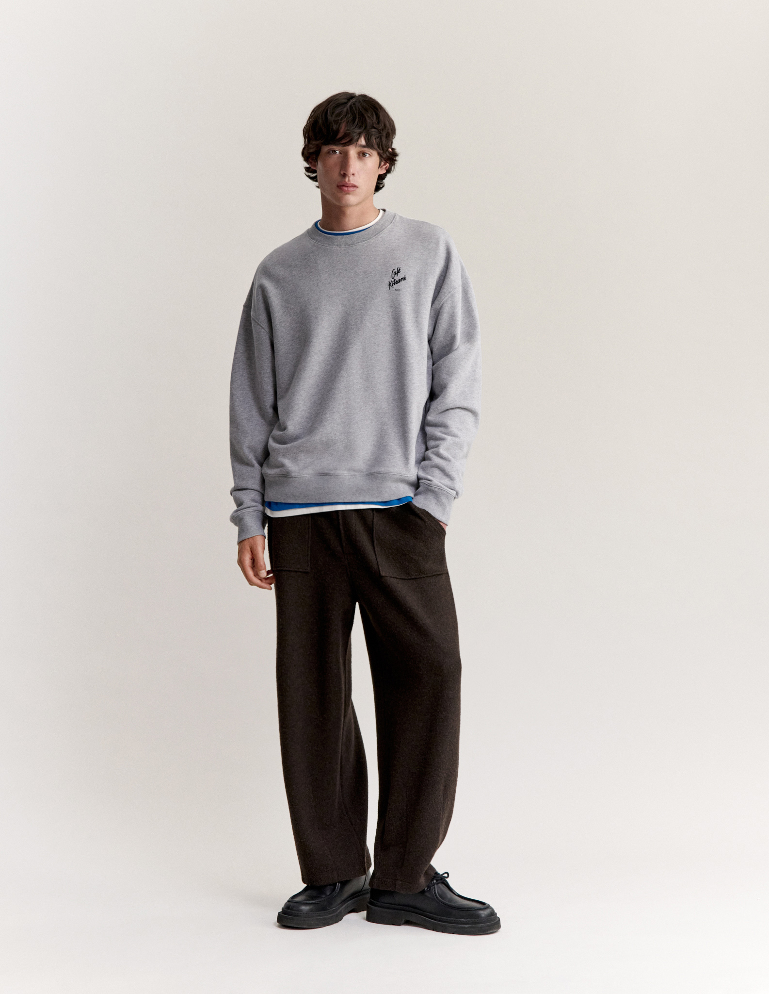 CAFE\u0020KITSUNE\u0020RELAX\u0020SWEATSHIRT