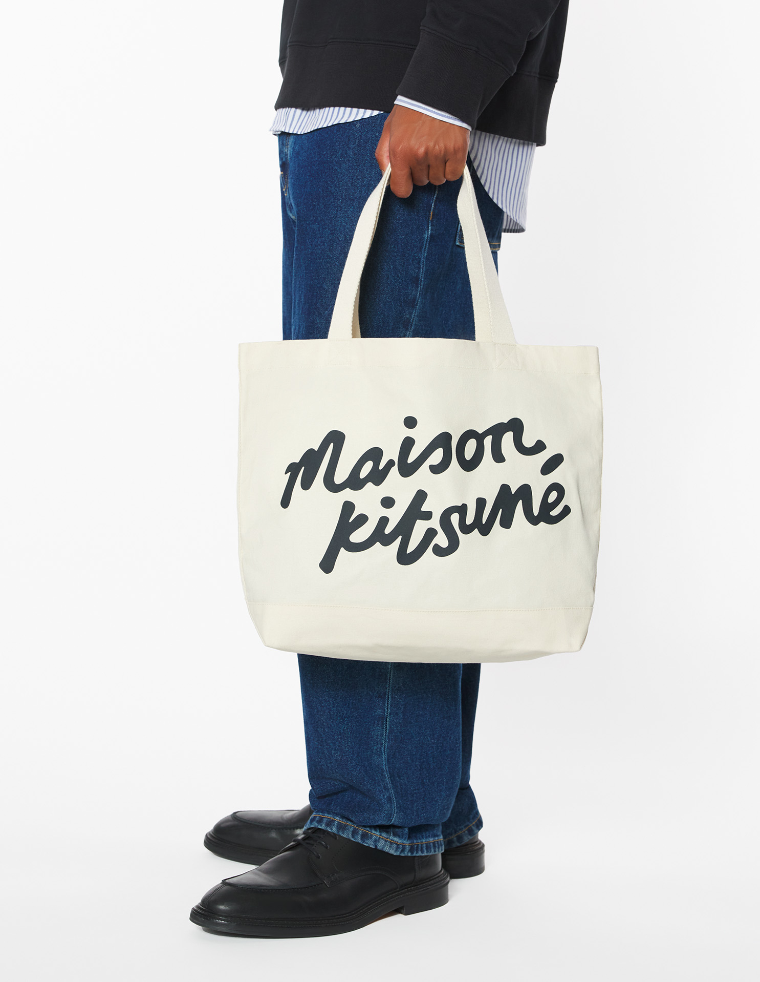 MAISON\u0020KITSUNE\u0020HANDWRITING\u0020TOTE