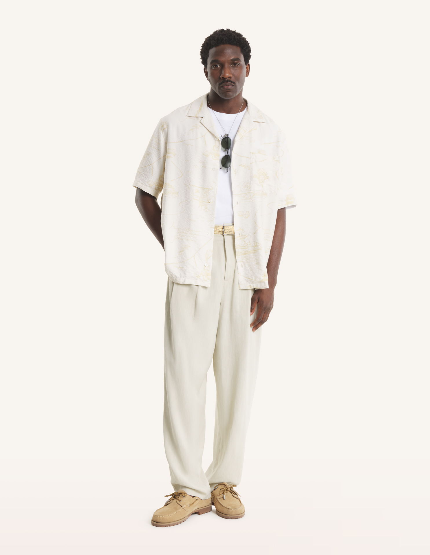 PARISIAN\u0020MAP\u0020RESORT\u0020SHIRT
