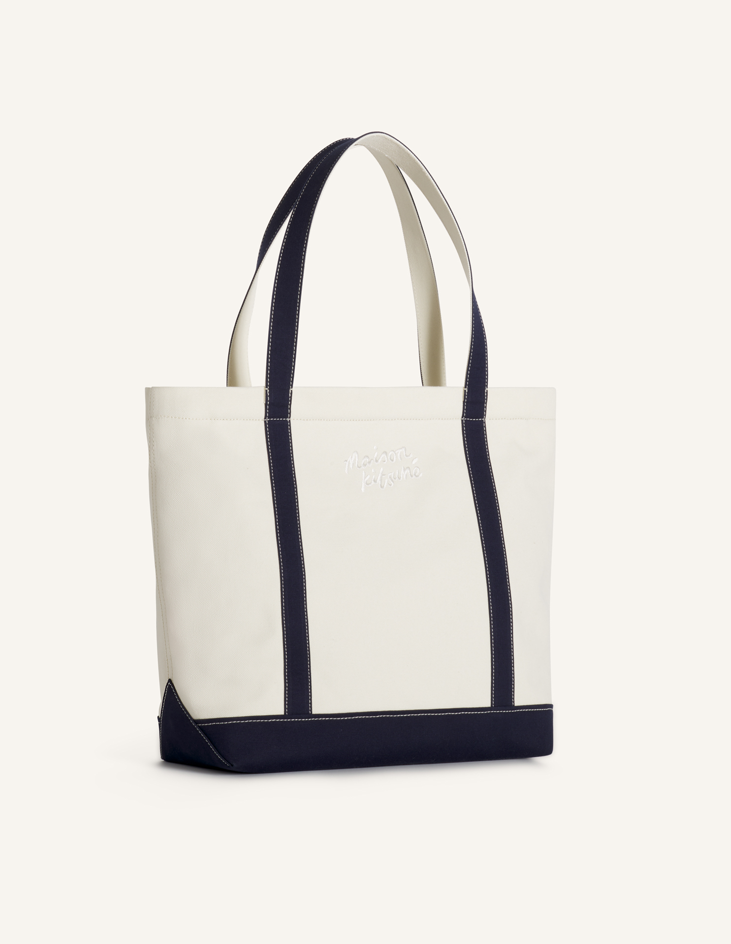 MAISON KITSUNÉ ハンドライティング ラージ トート | Maison Kitsuné