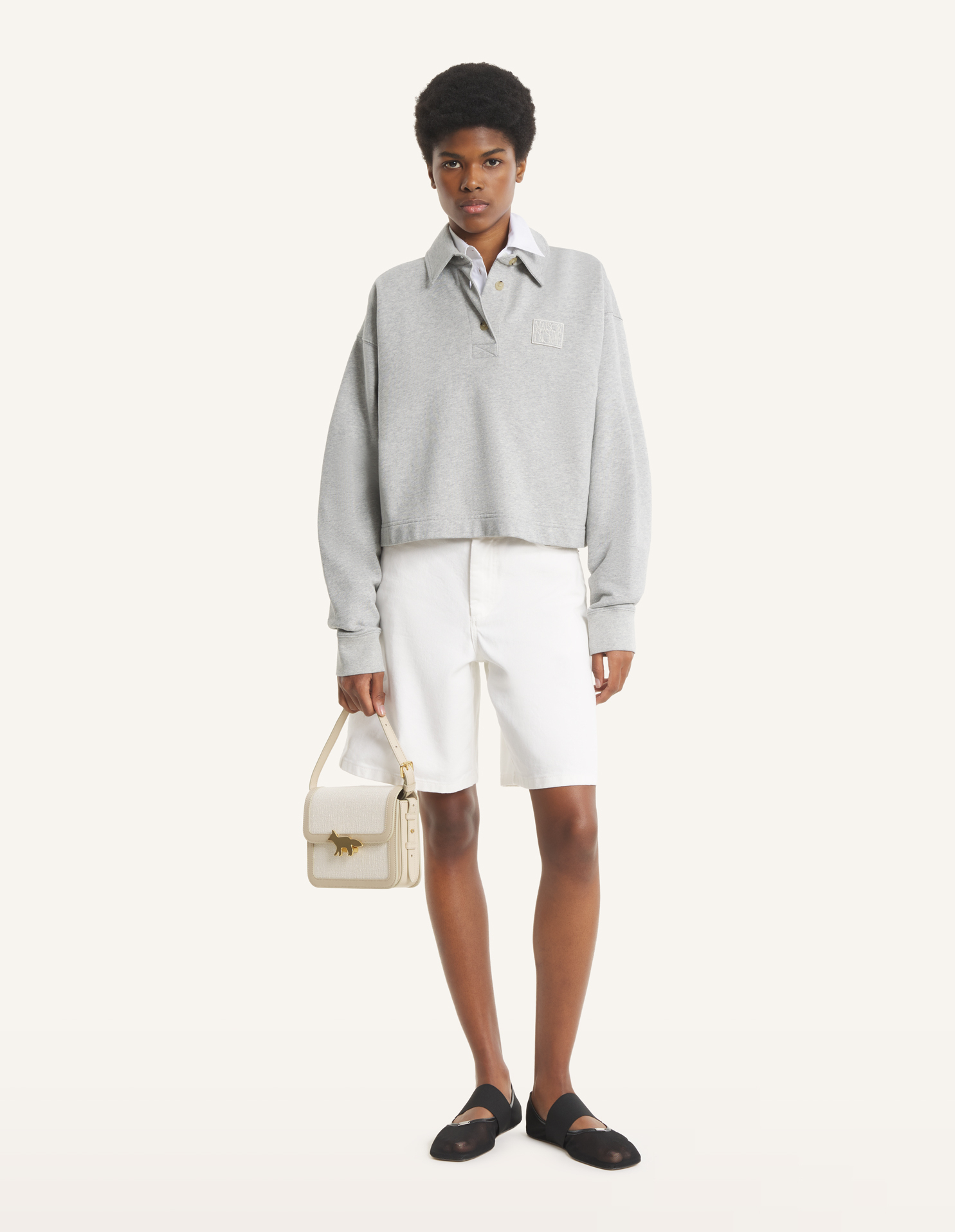 MAISON\u0020KITSUNE\u0020STAMP\u0020POLO\u0020SWEATSHIRT