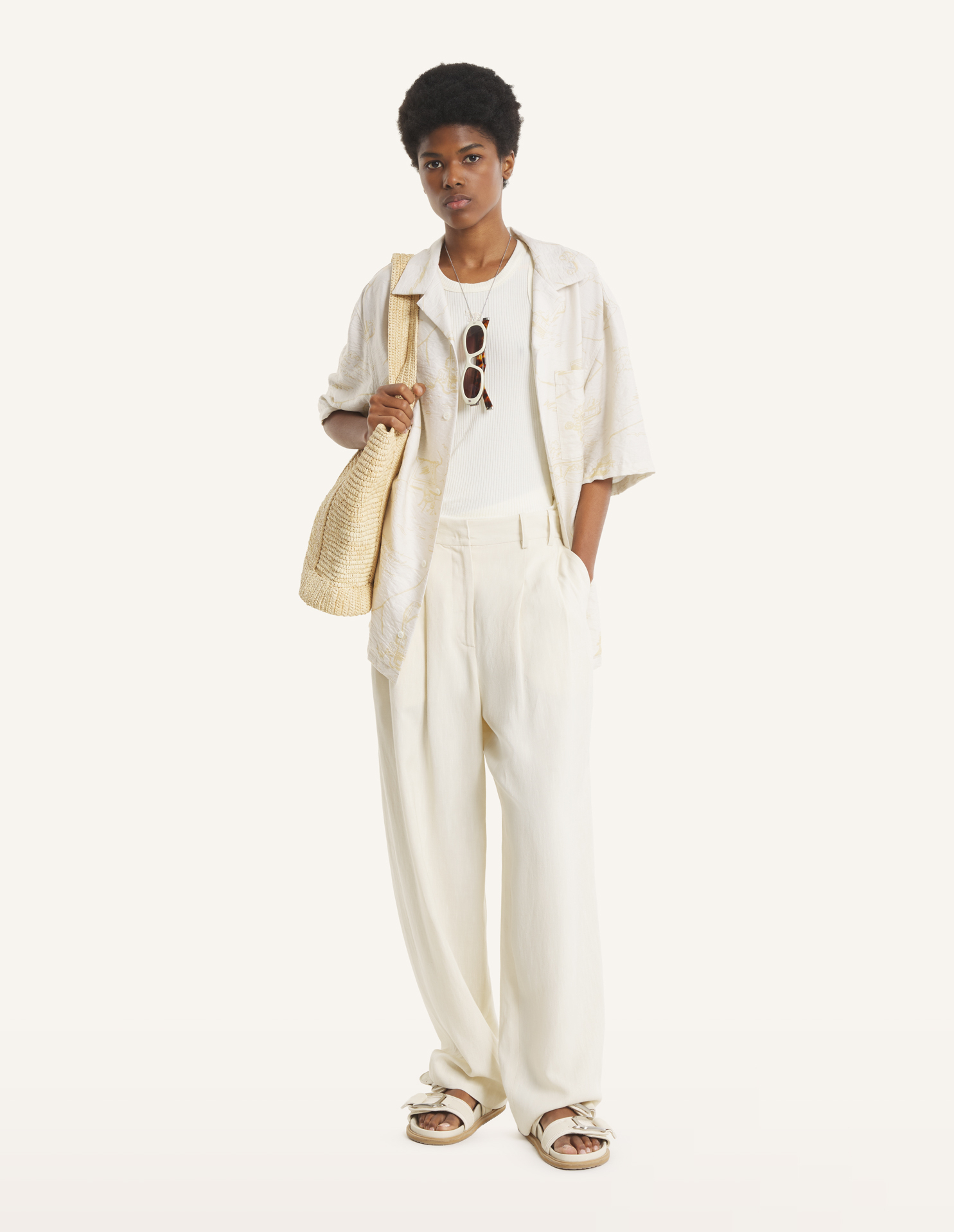 TAILORED\u0020PLEATED\u0020PANTS