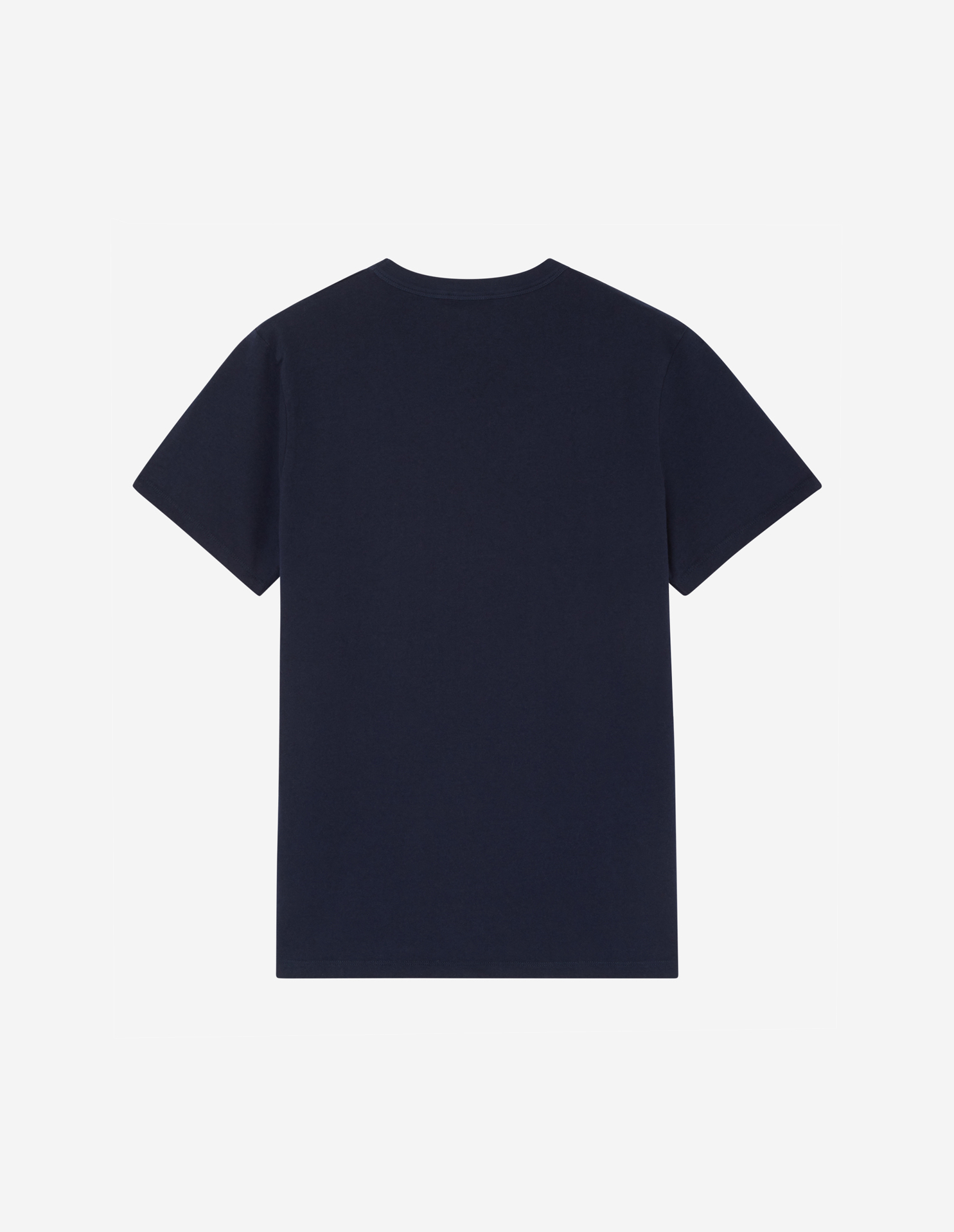 新品XL紺 メゾン キツネ グレー フォックスヘッド パッチ クラシックTシャツ正規店購入の100%本物です