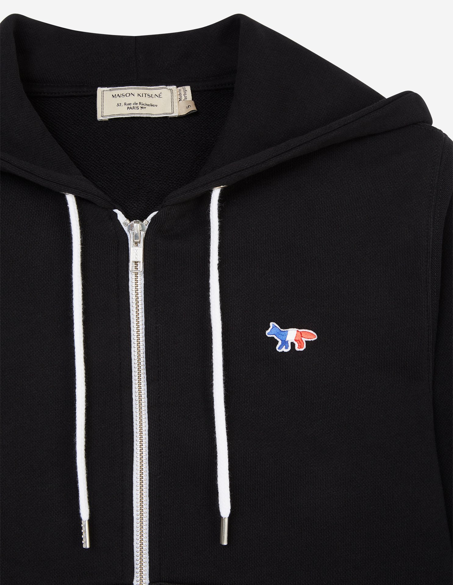 TRICOLOR FOX PATCH ZIP HOODIE