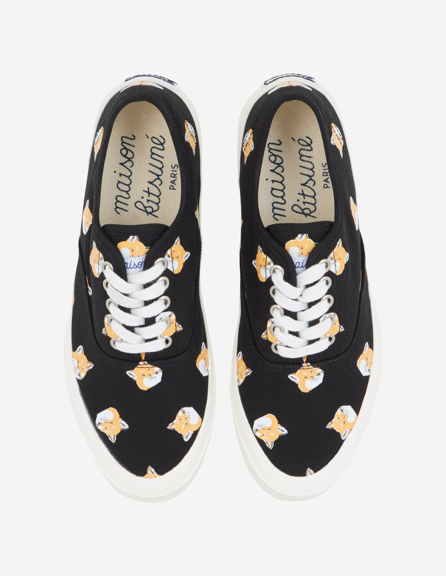 ALL OVER FOX HEAD LACED SNEAKER