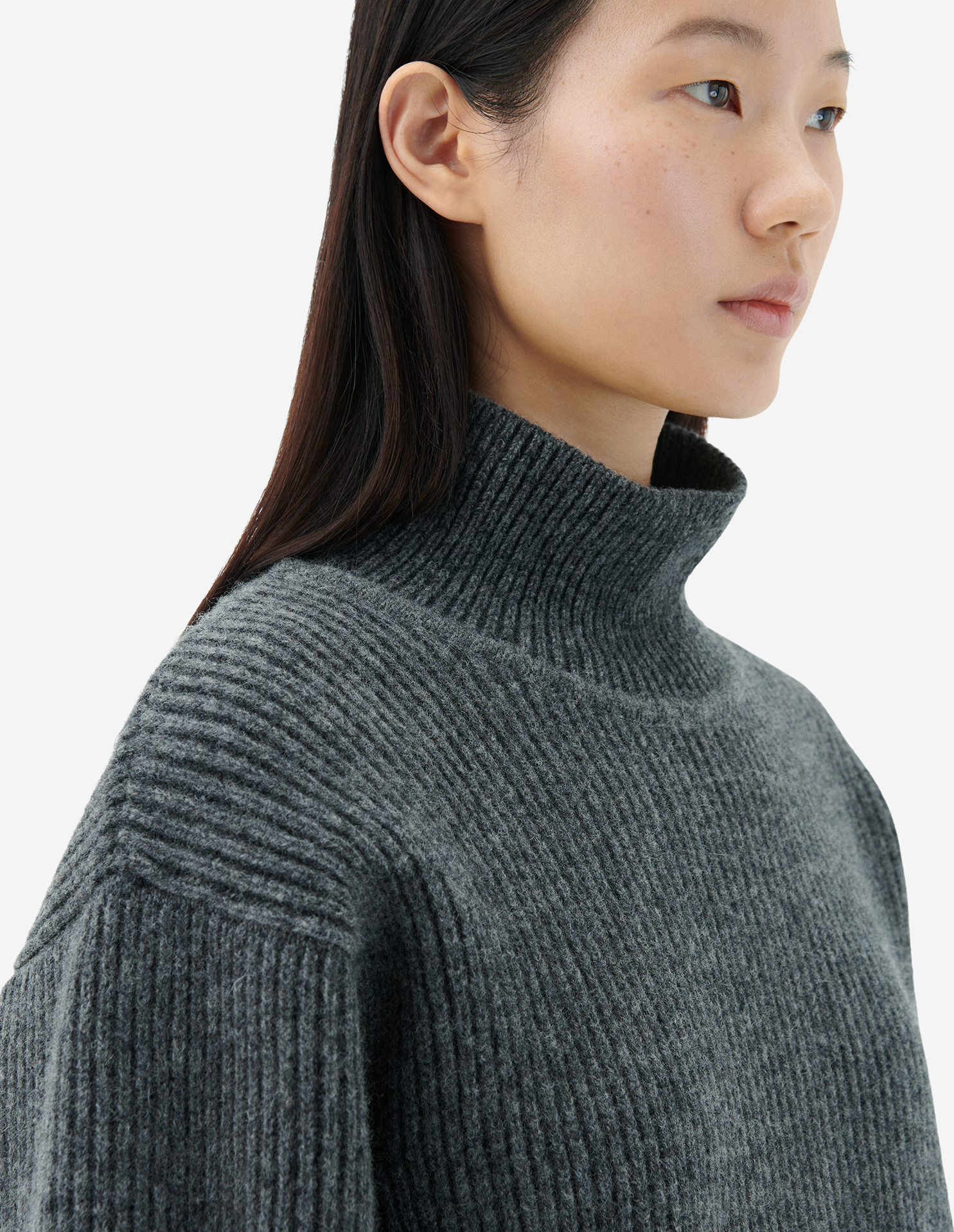 RIBBED PULLOVER