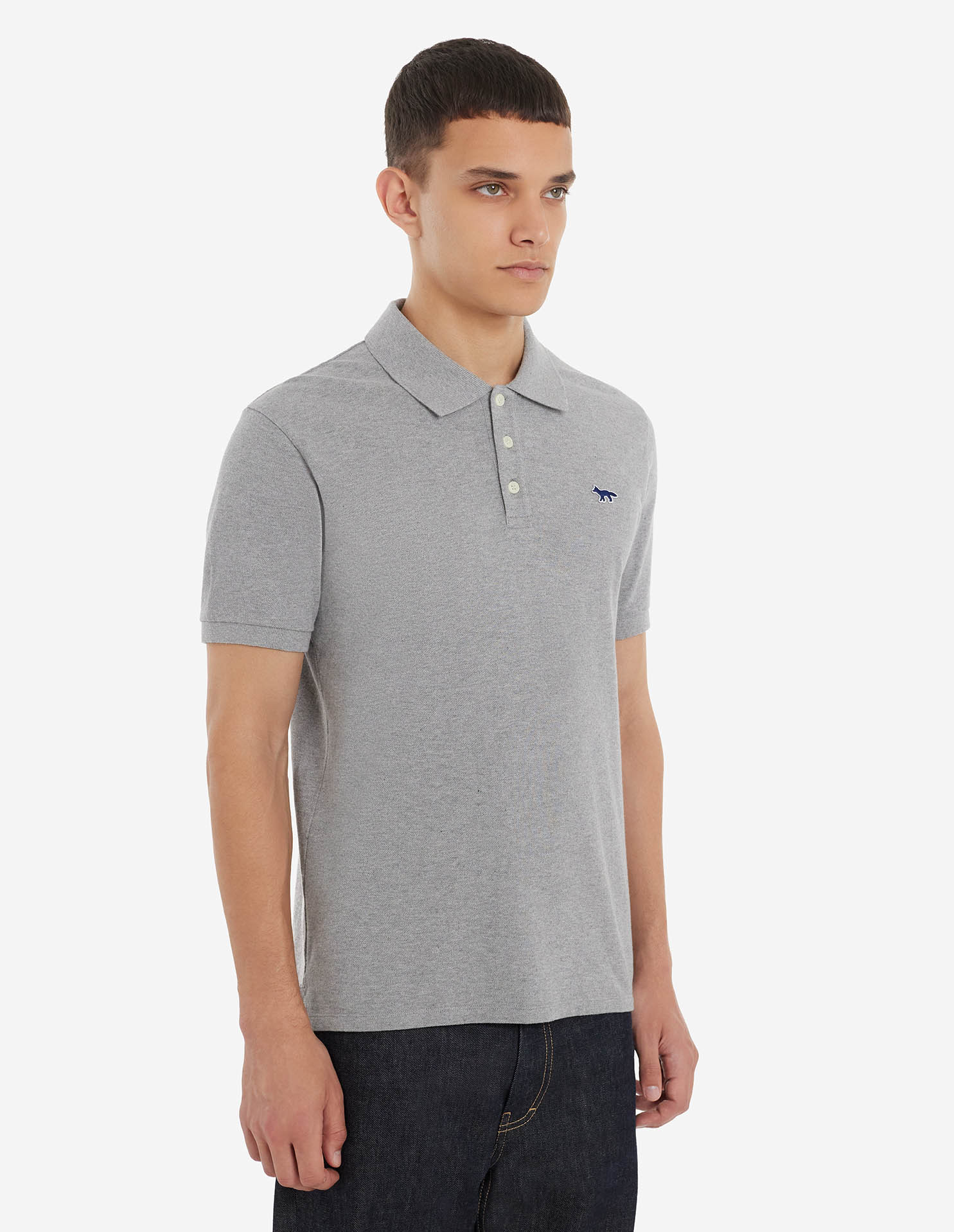 NAVY FOX PATCH CLASSIC POLO
