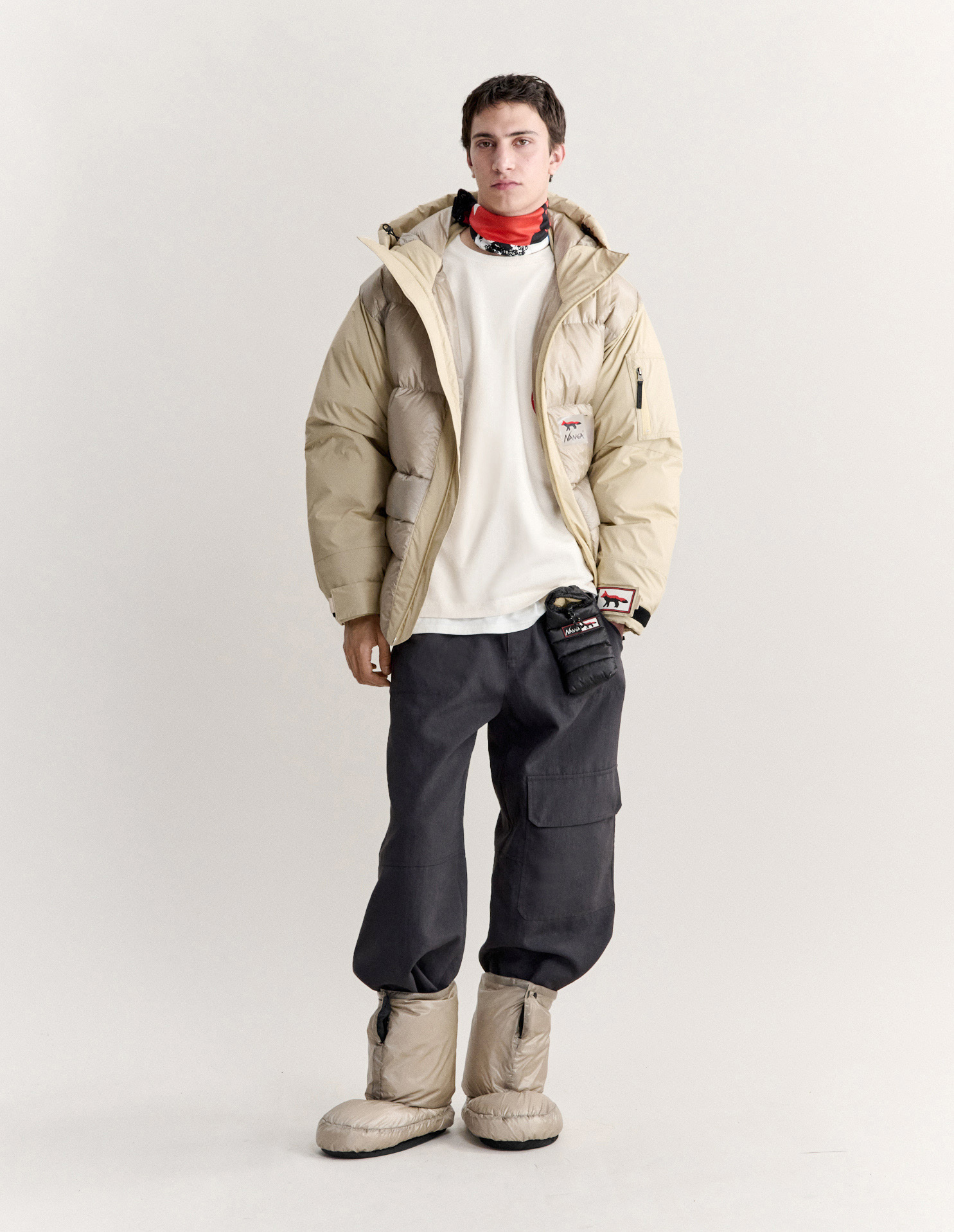 MAISON KITSUNE X NANGA DOWN JACKET - 4