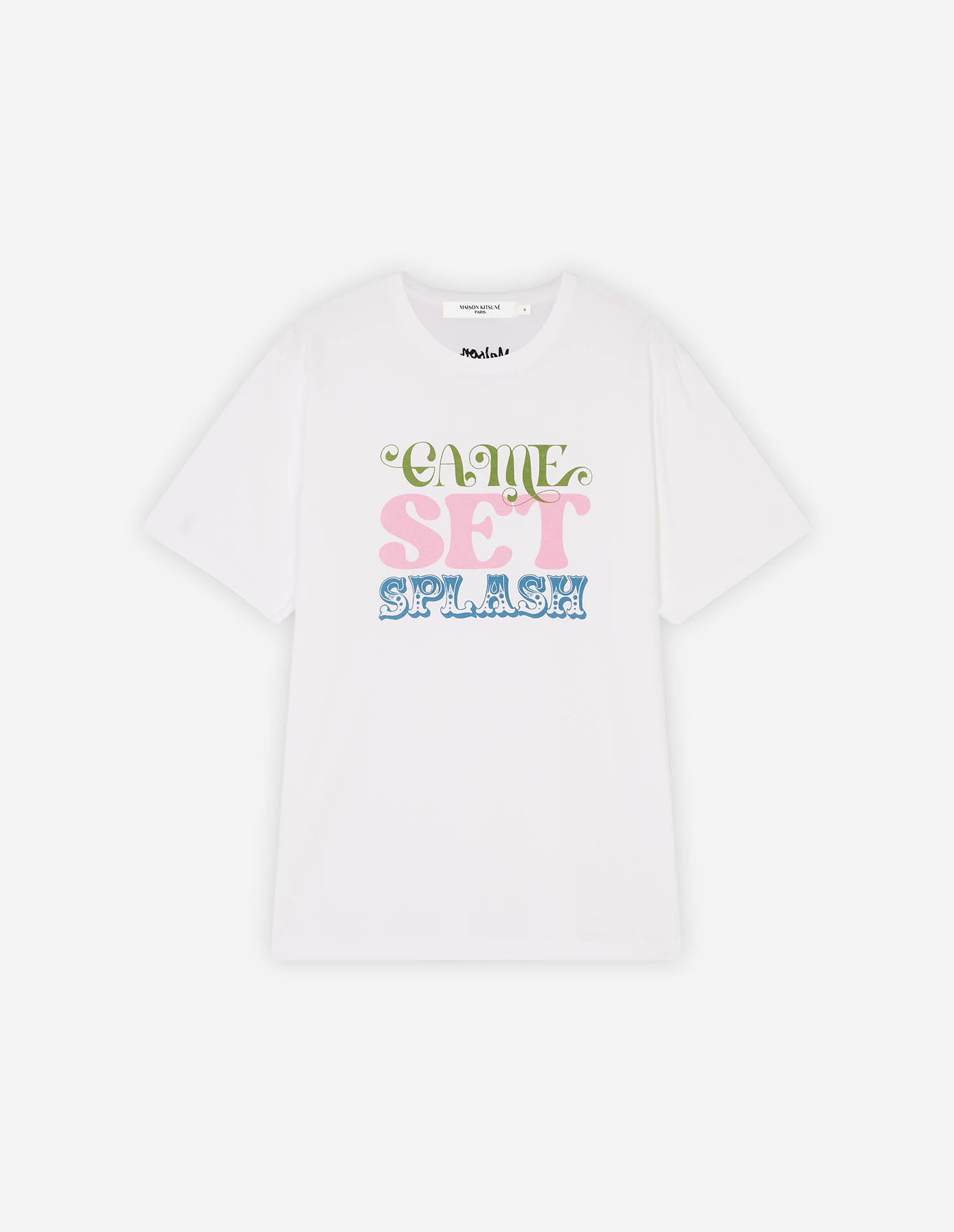 メゾン キツネ GAME SET SPLASH レギュラー Tシャツ | Maison Kitsuné