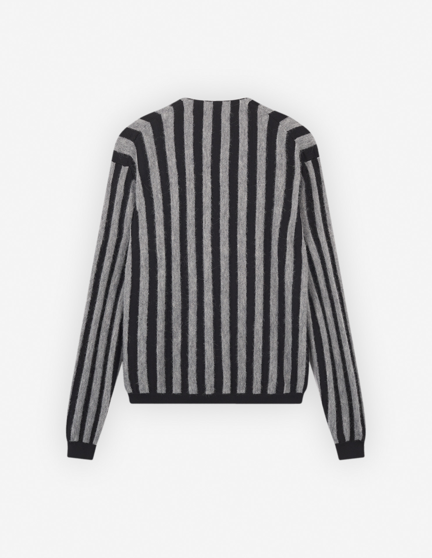 Maison Kitsuné Striped Comfort Sweater - Blue/Yellow - Due West