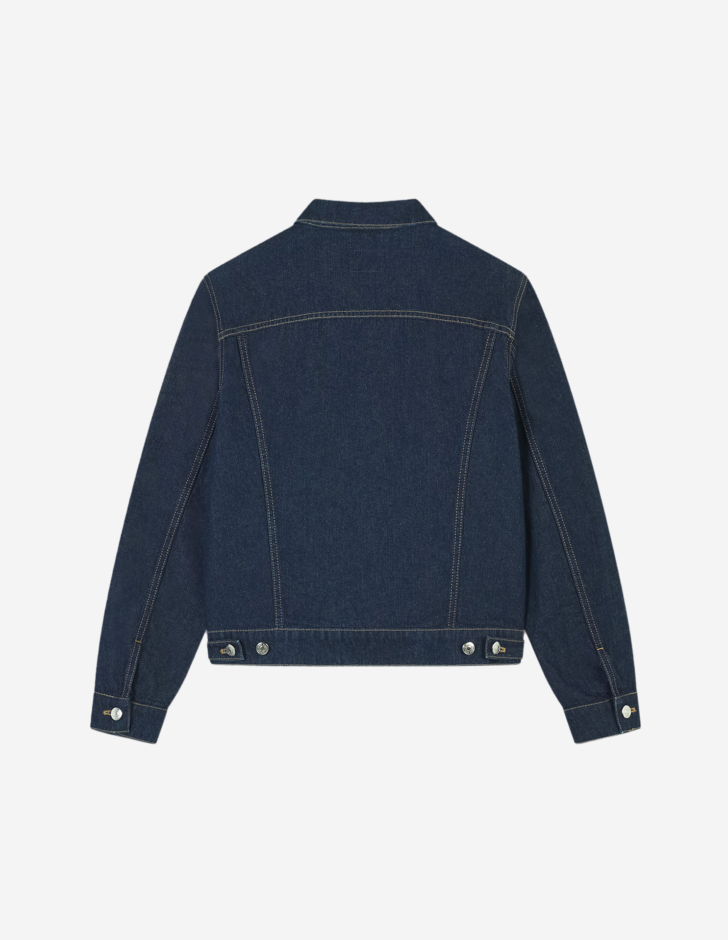 メゾン キツネ インディゴ デニム トラッカー ジャケット | Maison Kitsuné