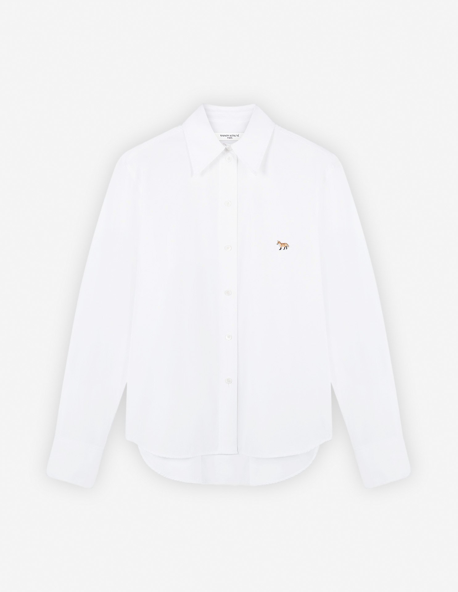 CLASSIC SHIRT WITH BABY FOX PATCH IN COTTON POPLIN | Maison