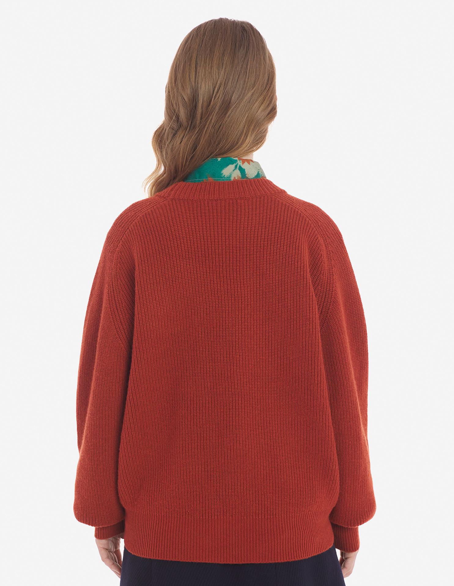 BOLD FOX HEAD PATCH COMFORT RIBBED JUMPER | Maison Kitsuné