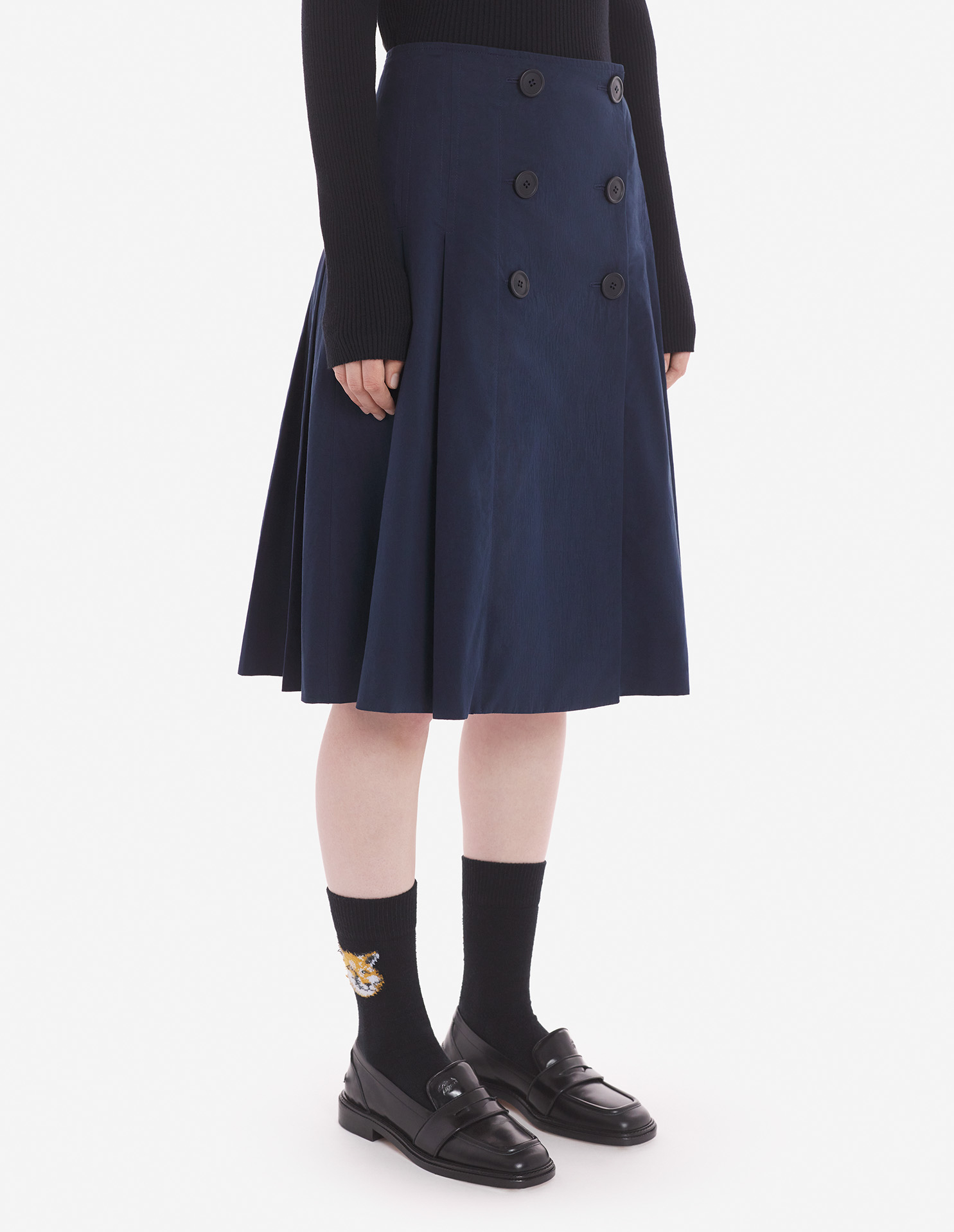新品未使用Maison kitsune スカート - ひざ丈スカート 新品未使用Maison kitsune スカート - ひざ丈スカート