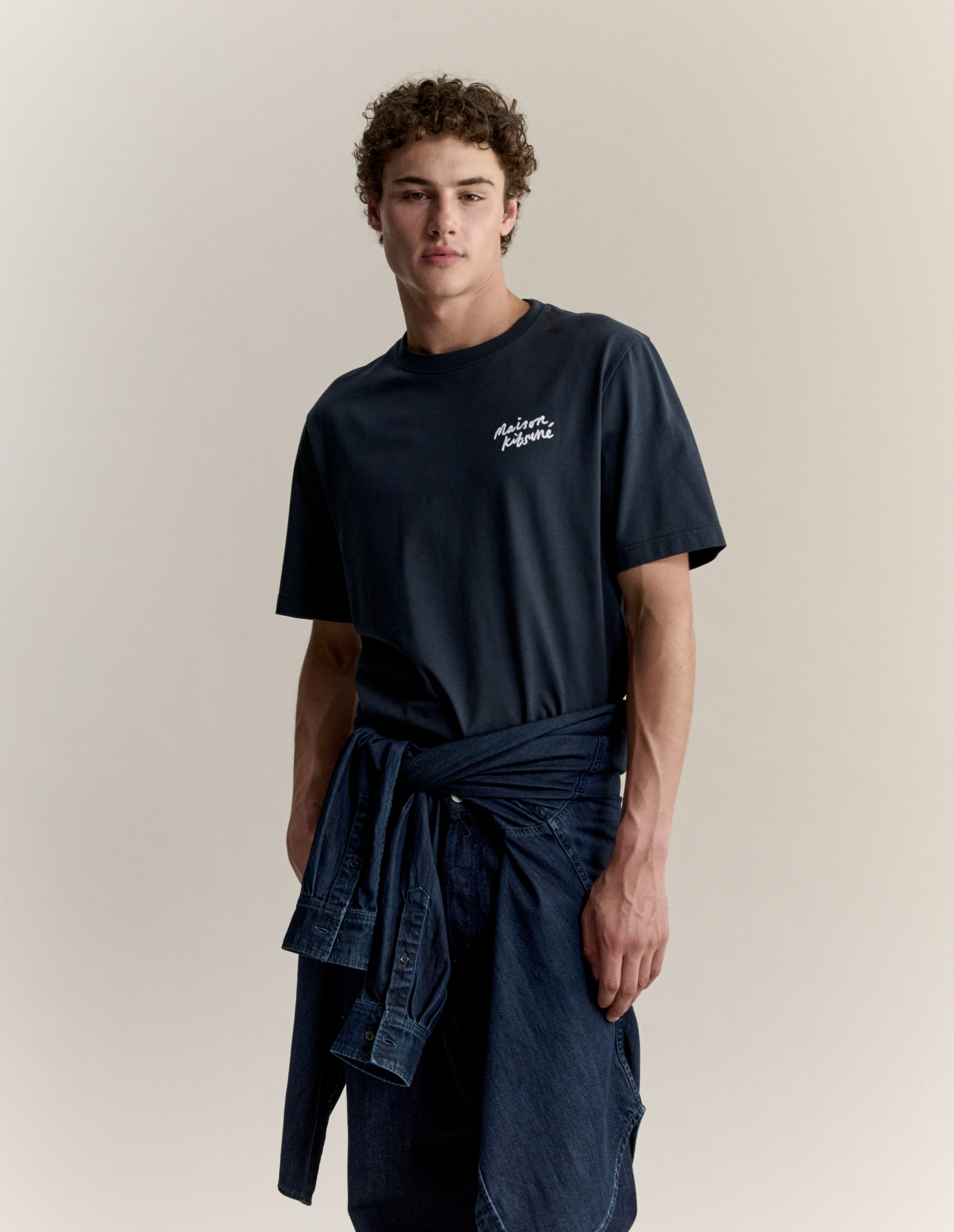MAISON KITSUNE HANDWRITING COMFORT TEE-SHIRT - 4