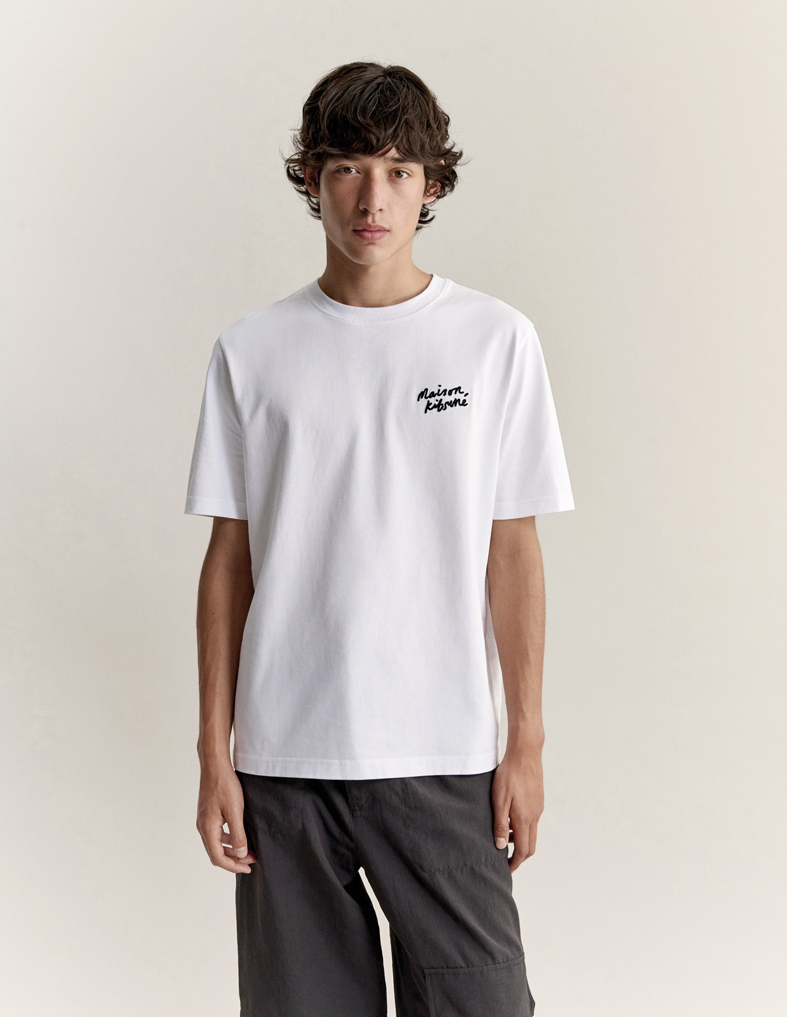 MAISON KITSUNE HANDWRITING COMFORT TEE-SHIRT - 4