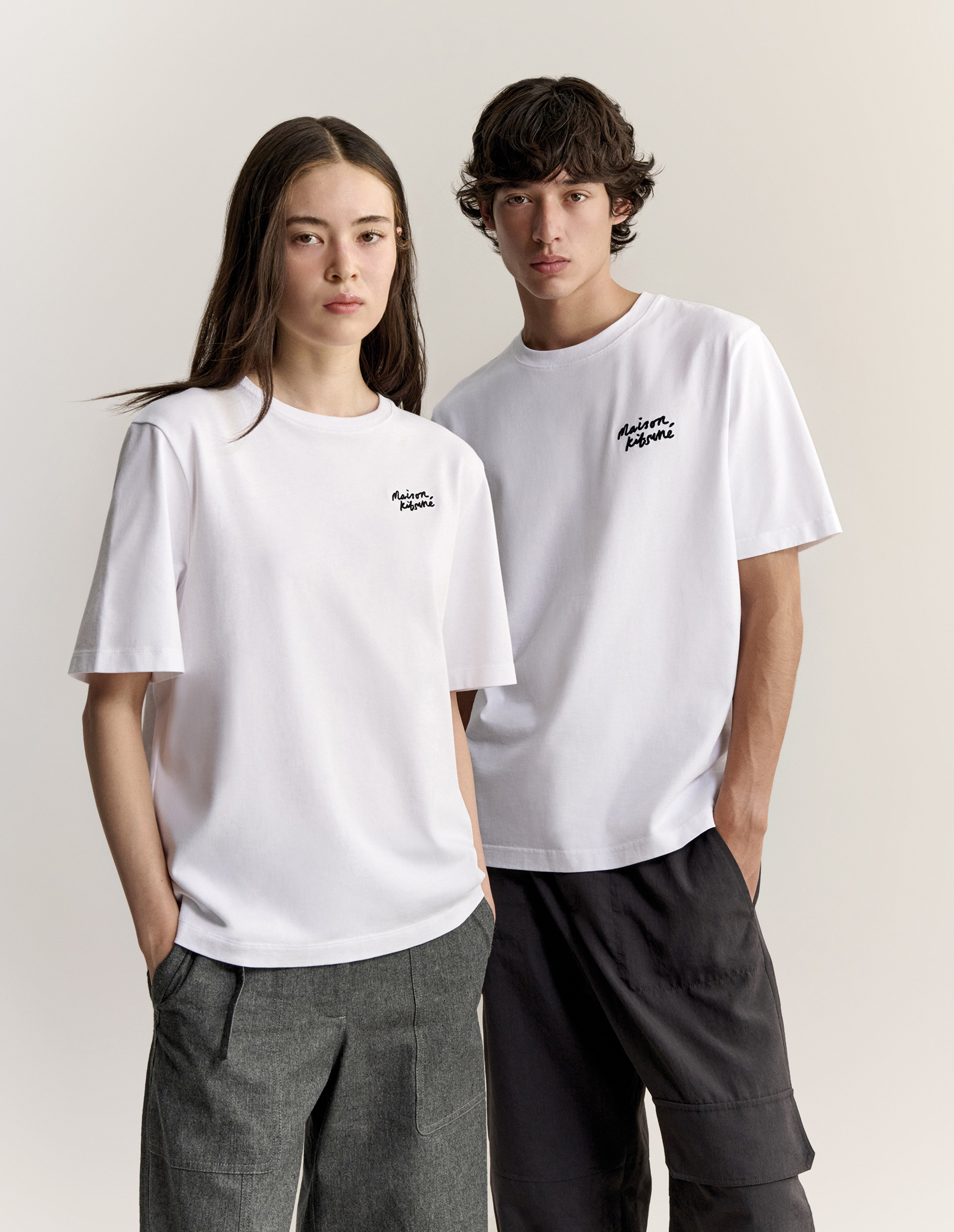 MAISON KITSUNE HANDWRITING COMFORT TEE-SHIRT - 7
