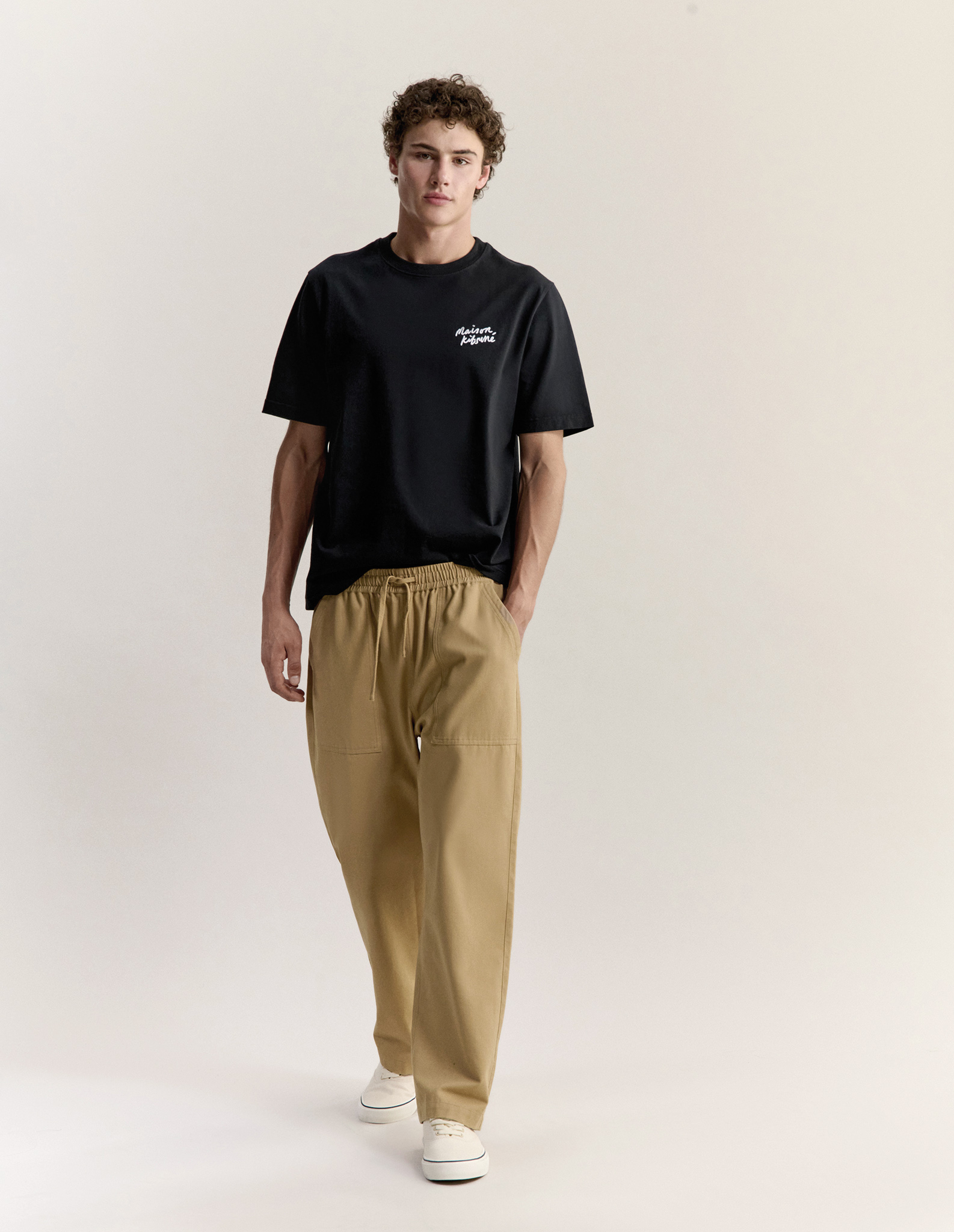 MAISON KITSUNE HANDWRITING COMFORT TEE-SHIRT - 3
