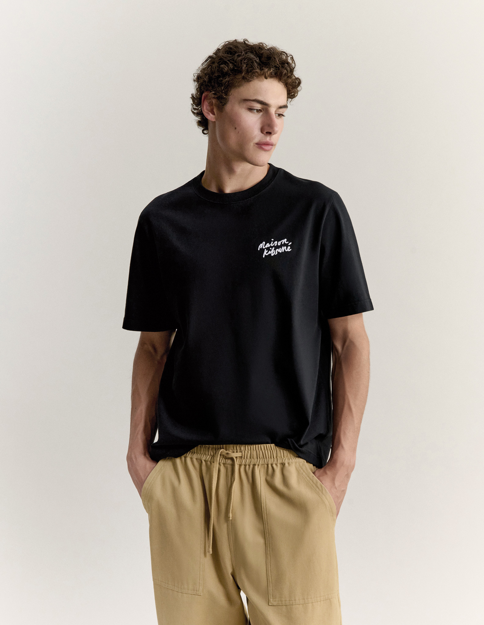 MAISON KITSUNE HANDWRITING COMFORT TEE-SHIRT - 4