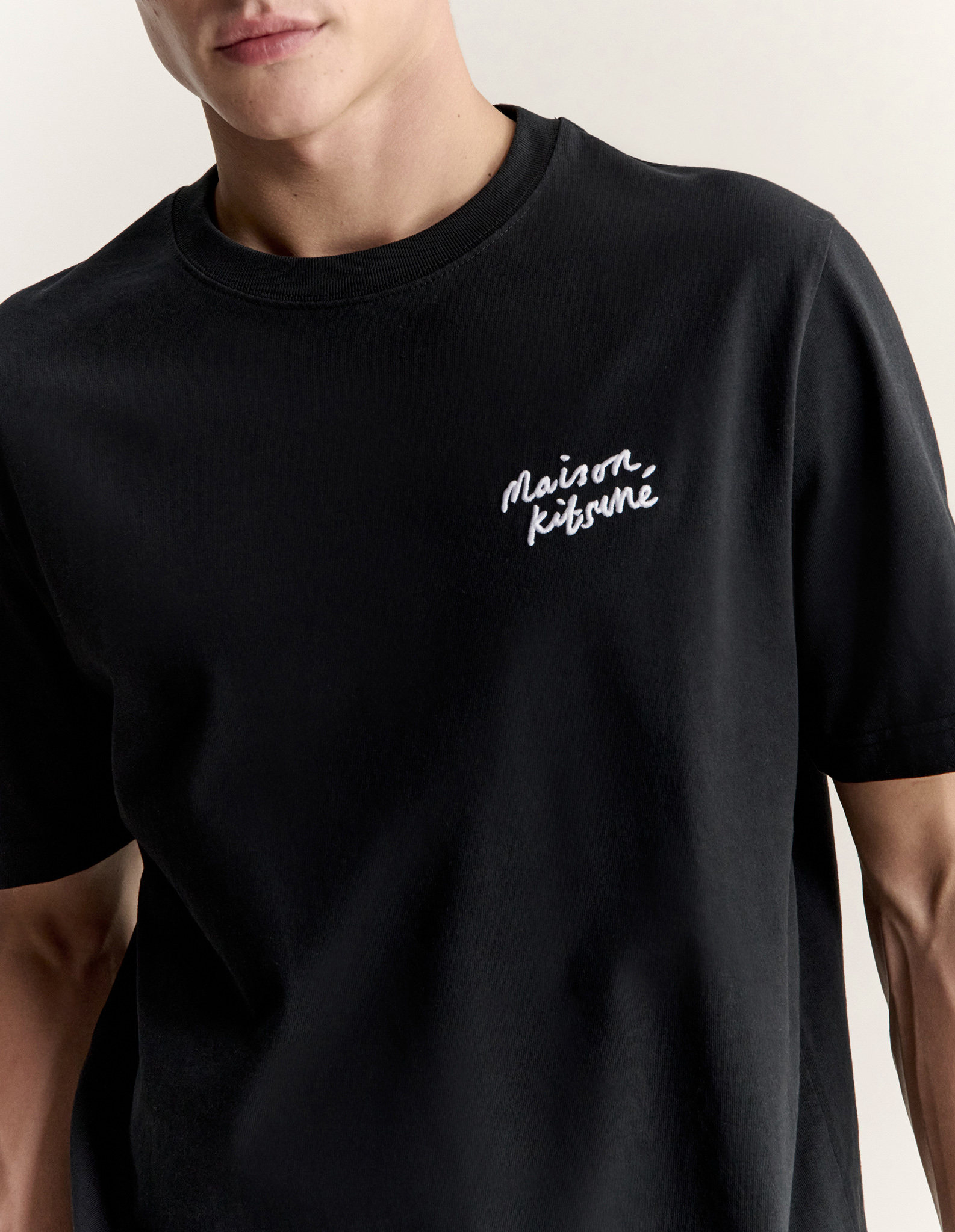 MAISON KITSUNE HANDWRITING COMFORT TEE-SHIRT - 5