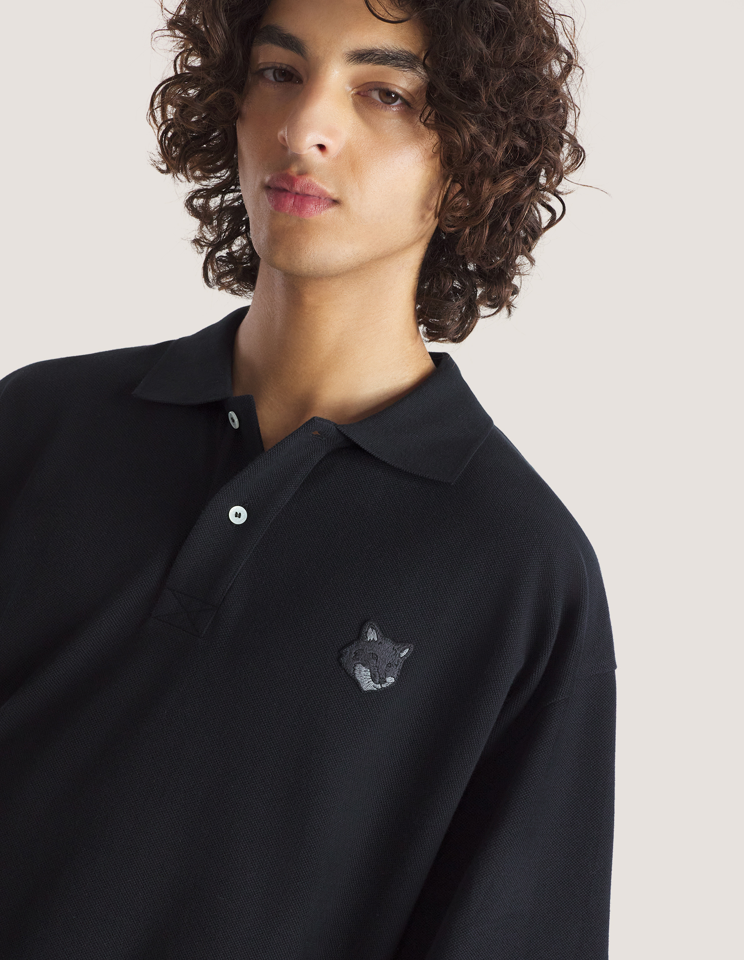 BOLD FOX HEAD PATCH OVERSIZE POLO - 5