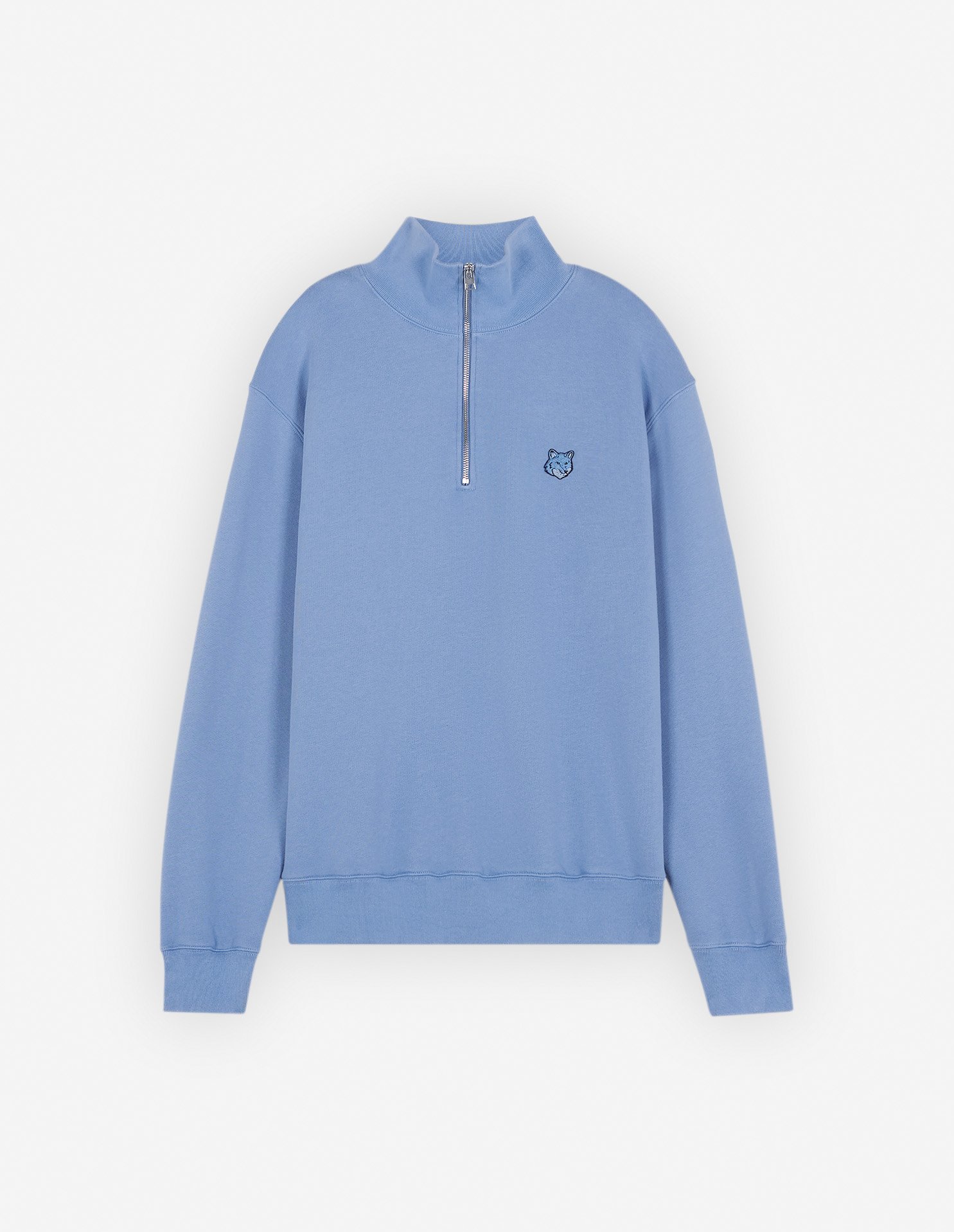 BOLD FOX HEAD PATCH COMFORT HALF ZIP SWEATSHIRT BOLD FOX HEAD PATCH COMFORT HALF ZIP SWEATSHIRT