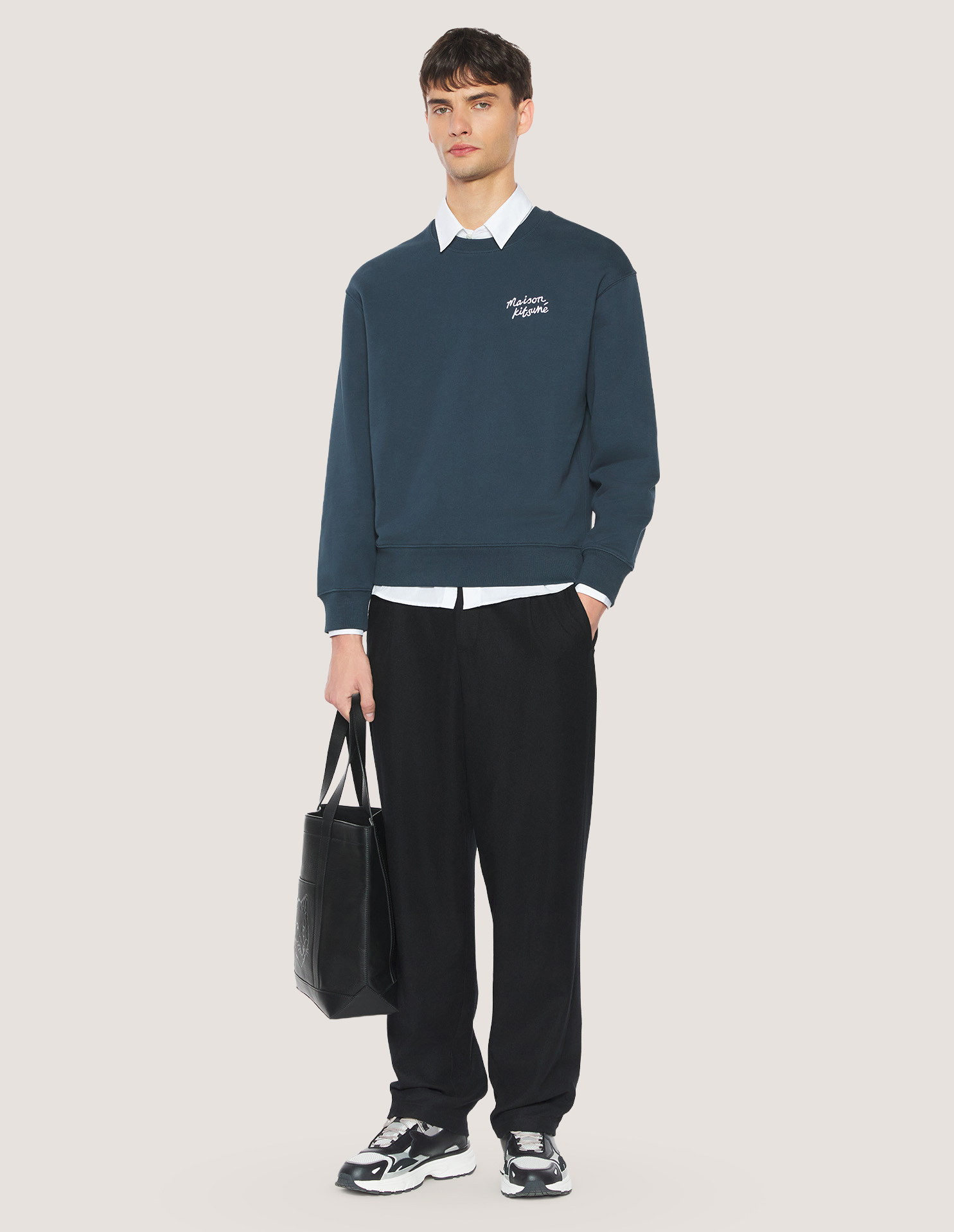 MAISON KITSUNE HANDWRITING COMFORT SWEATSHIRT - 3