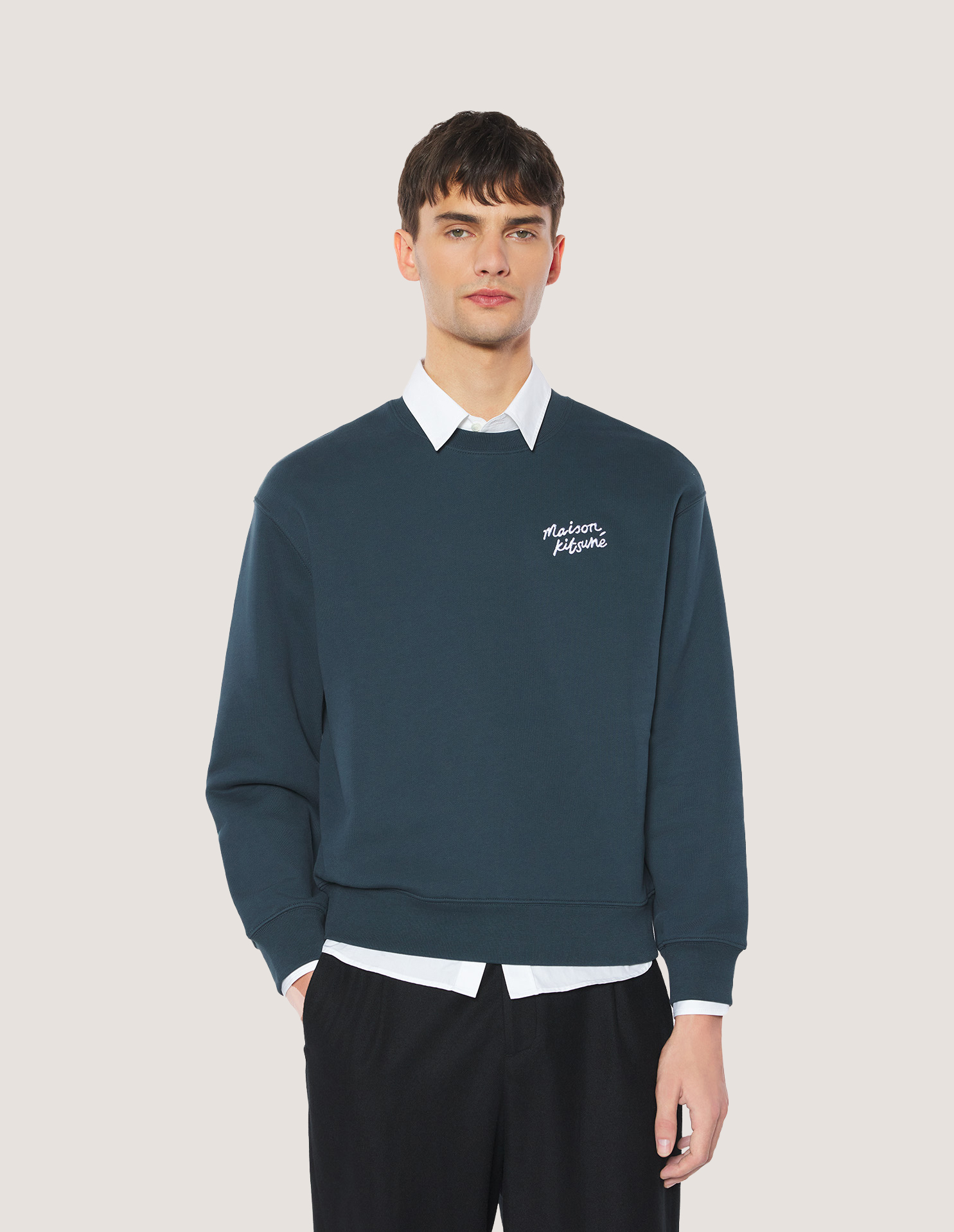 MAISON KITSUNE HANDWRITING COMFORT SWEATSHIRT - 4