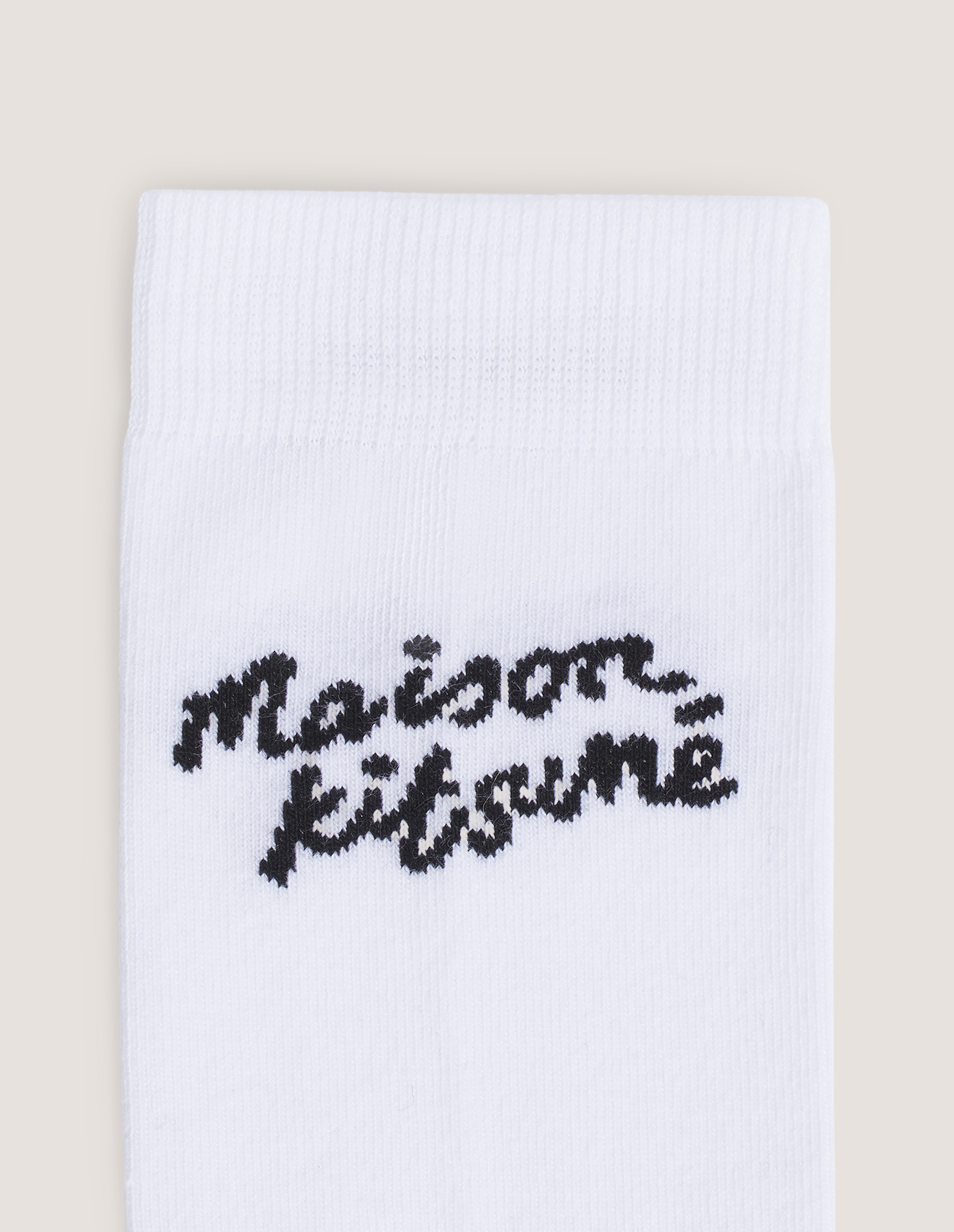 MAISON KITSUNE HANDWRITING SOCKS - 2