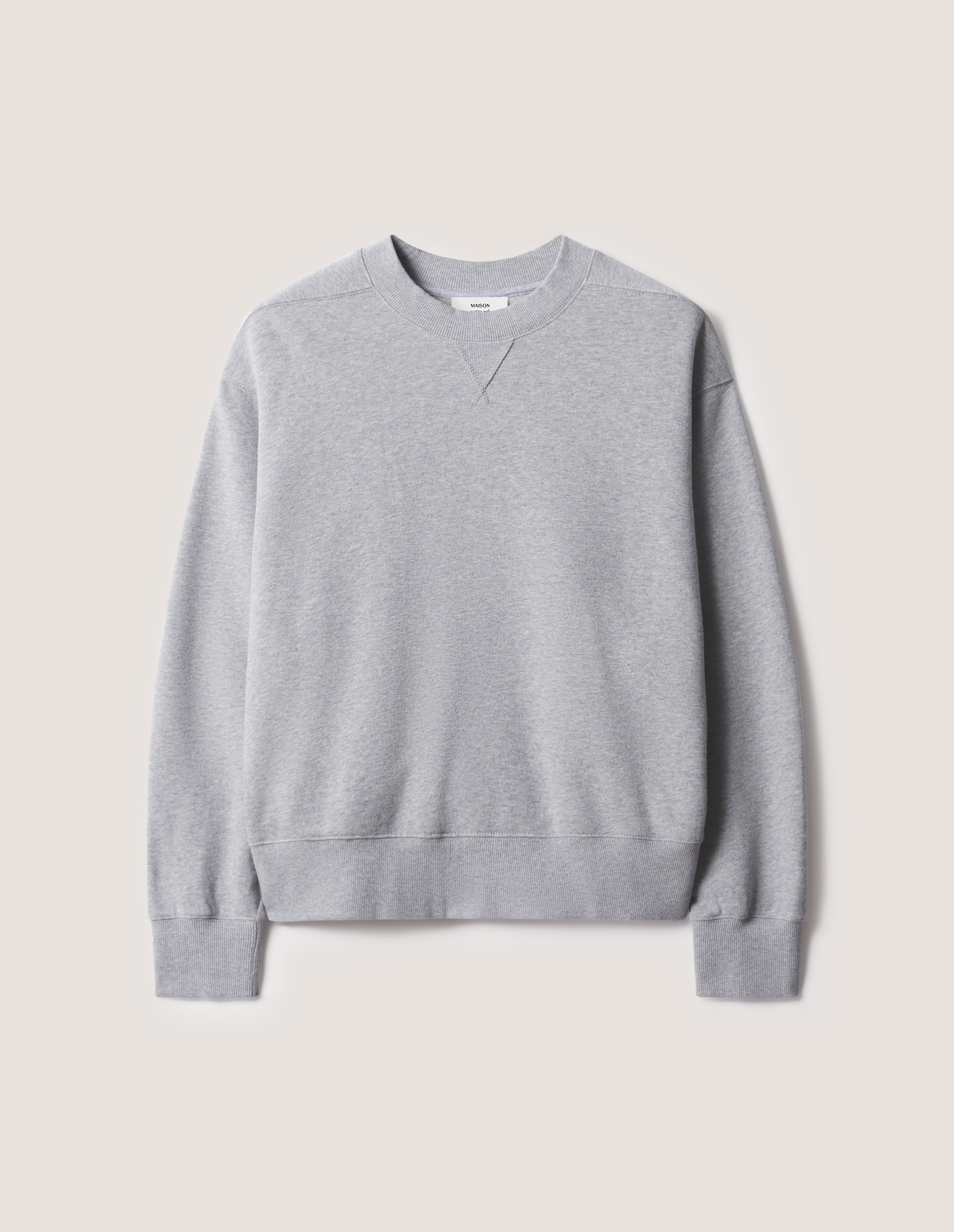 STITCHED\u0020EARS\u0020CASHMERE\u0020MIX\u0020SWEATSHIRT