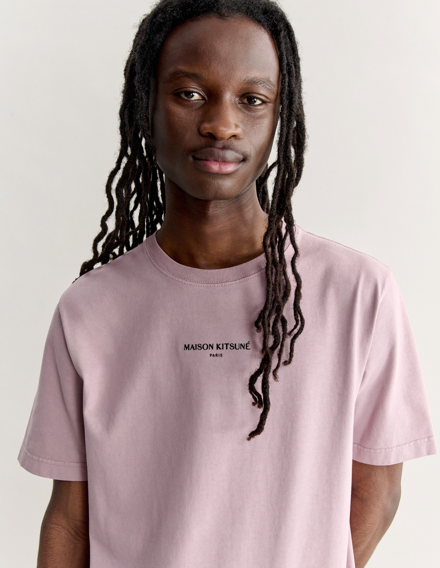 MAISON\u0020KITSUNE\u0020HANDWRITING\u0020STRIPED\u0020CASUAL\u0020SHIRT